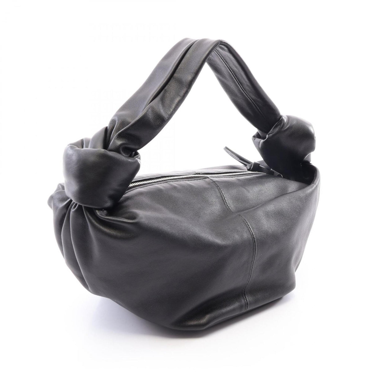 Bottega Veneta Black Leather Handbag (Pre-Owned)