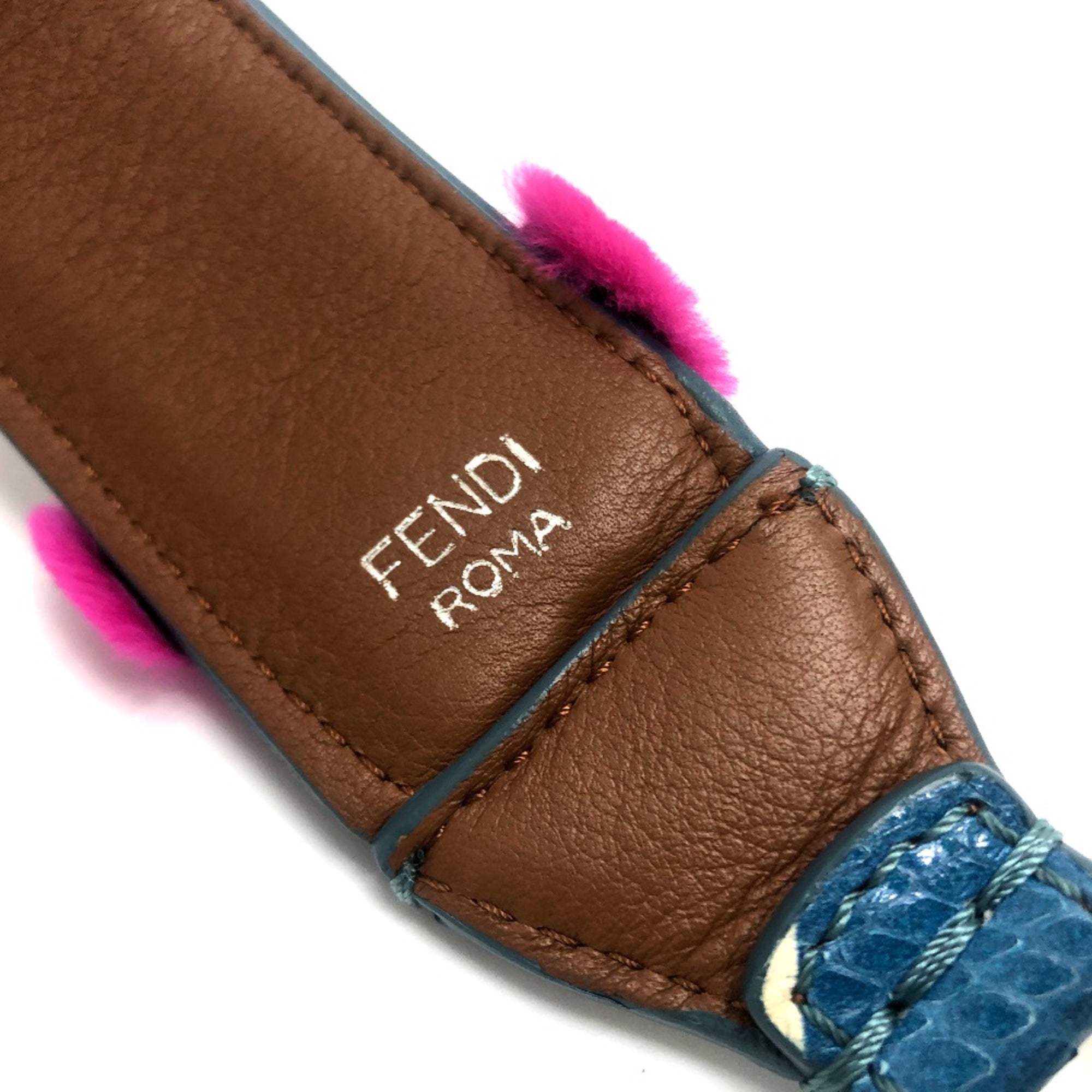 Fendi White Leather Chain/Shoulder Wallet (Pre-Owned)