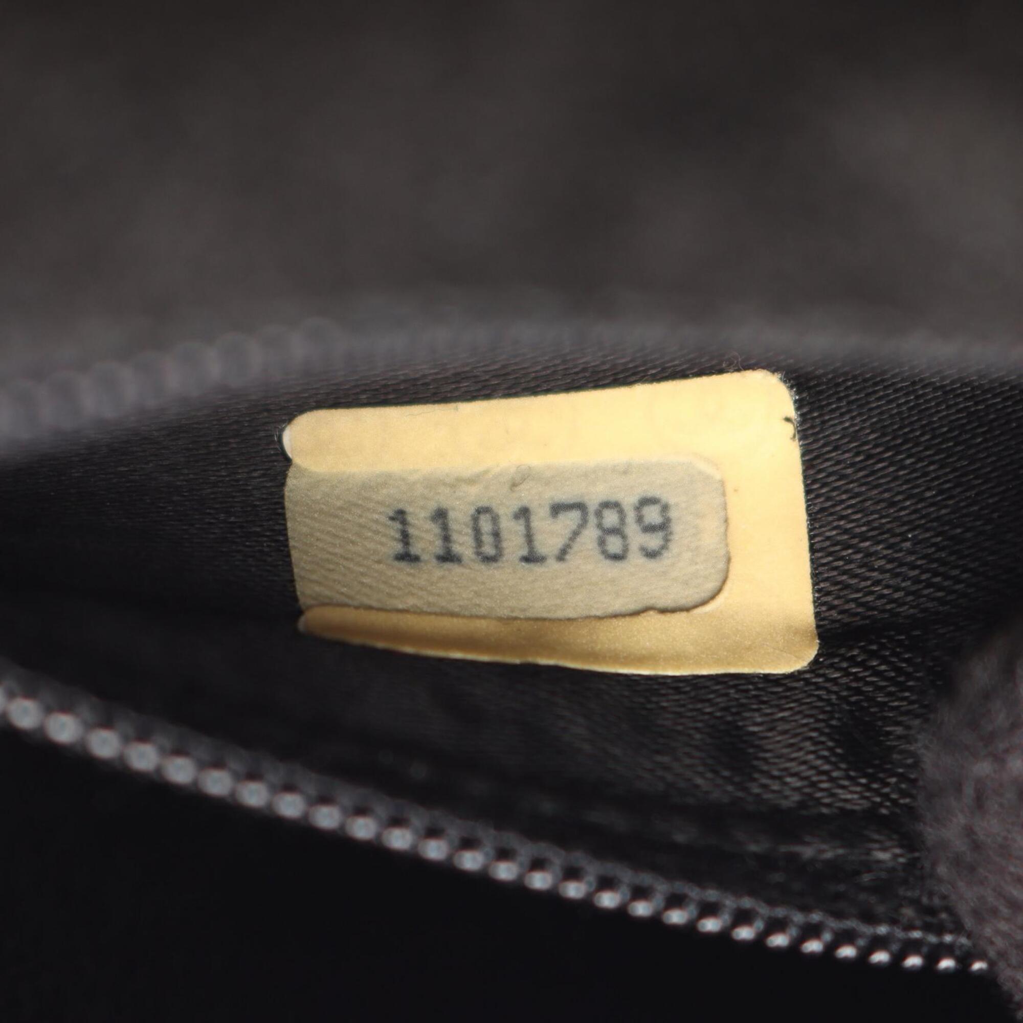 Chanel Black Suede Handbag Shoulder Bag (Pre-Owned)