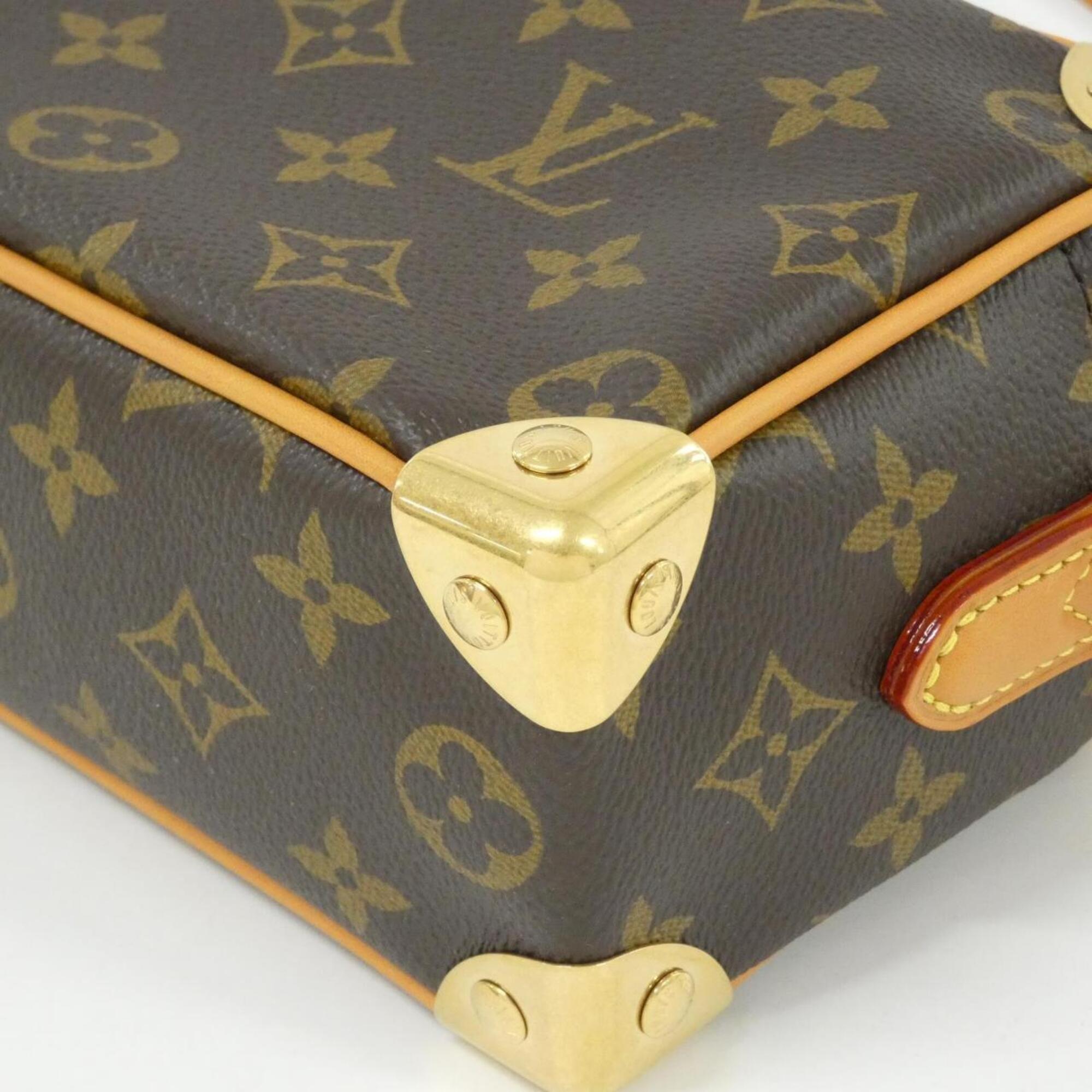 Louis Vuitton Brown Coated Canvas Shoulder Bag (Pre-Owned)
