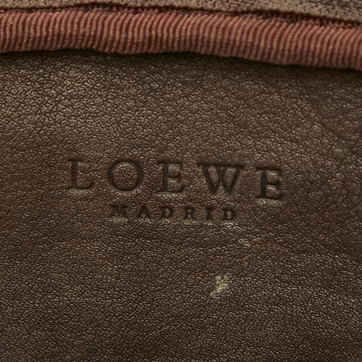 Loewe Brown Leather Suede Shoulder Bag (Pre-Owned)