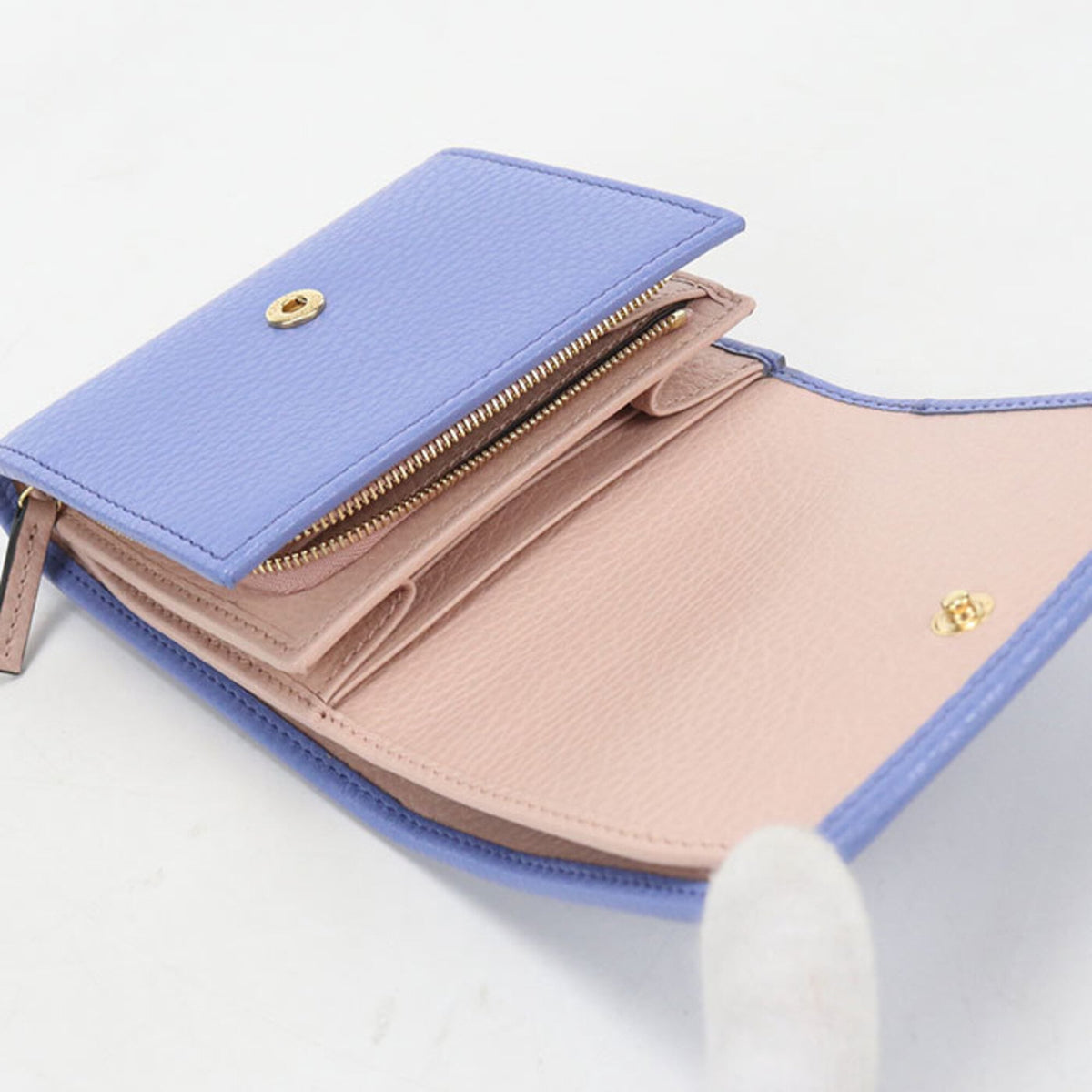 Gucci Blue Leather Wallet (Bi-Fold) (Pre-Owned)