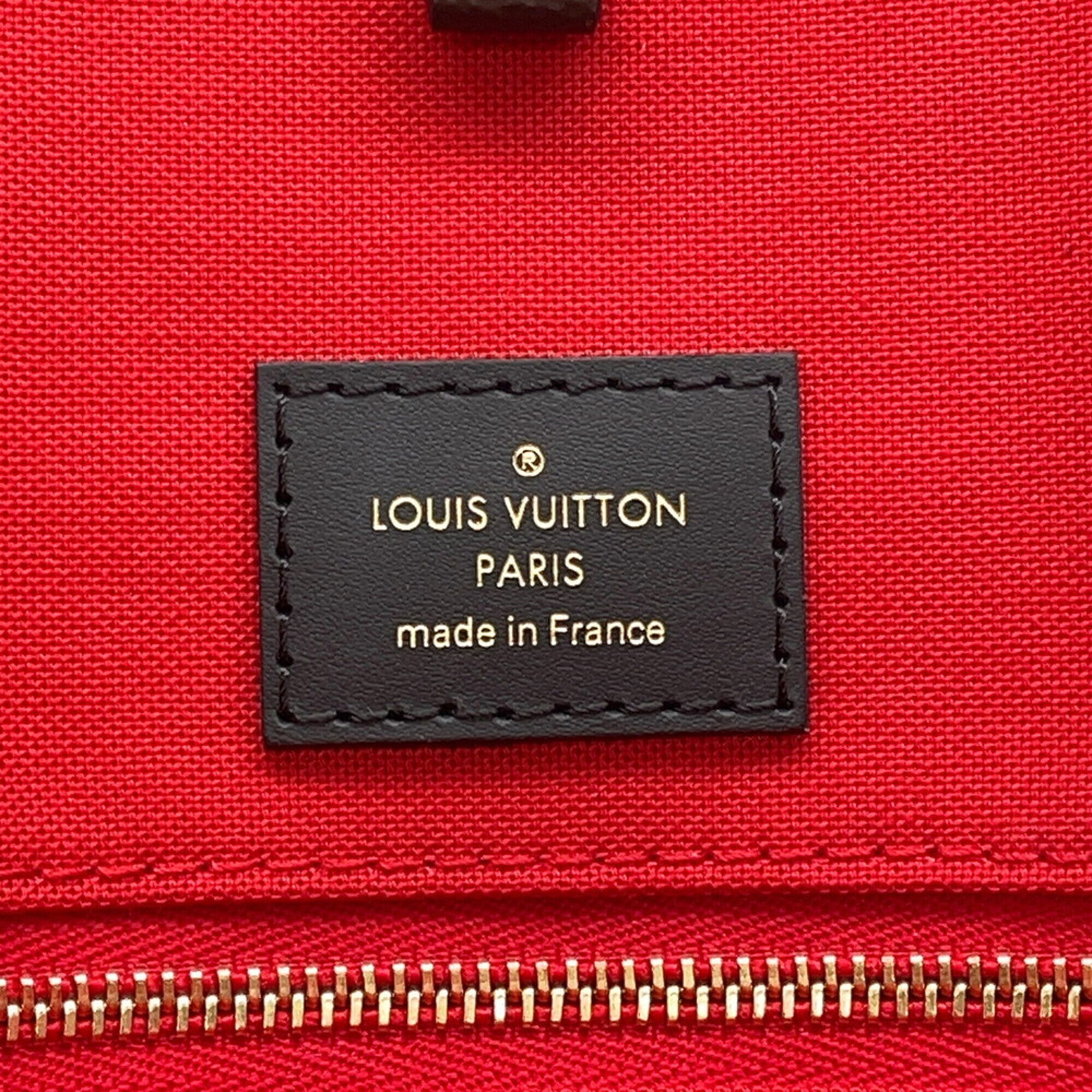 Louis Vuitton Monogram Reverse Red Color Monogram Reverse Handbag Shoulder Bag Tote Bag (Pre-Owned)