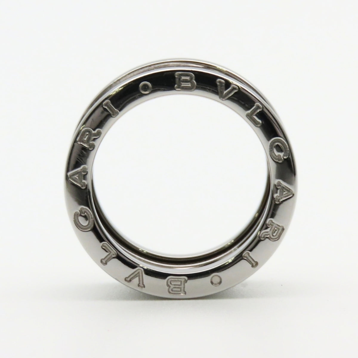 Bvlgari White White Gold (18K) Band Ring (Pre-Owned)