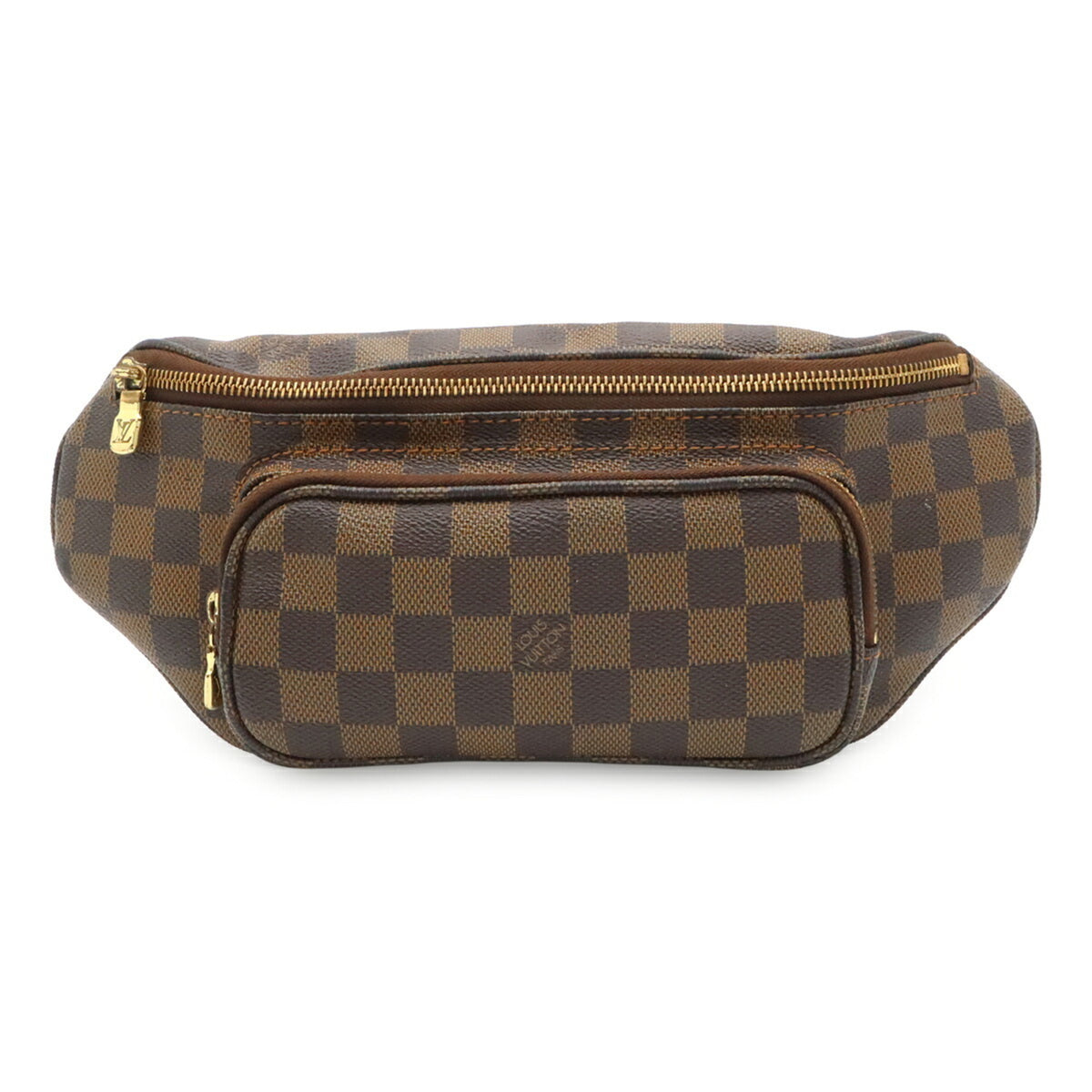 Louis Vuitton Brown Damier Canvas White Damier Canvas Fanny Pack Pouch (Pre-Owned)