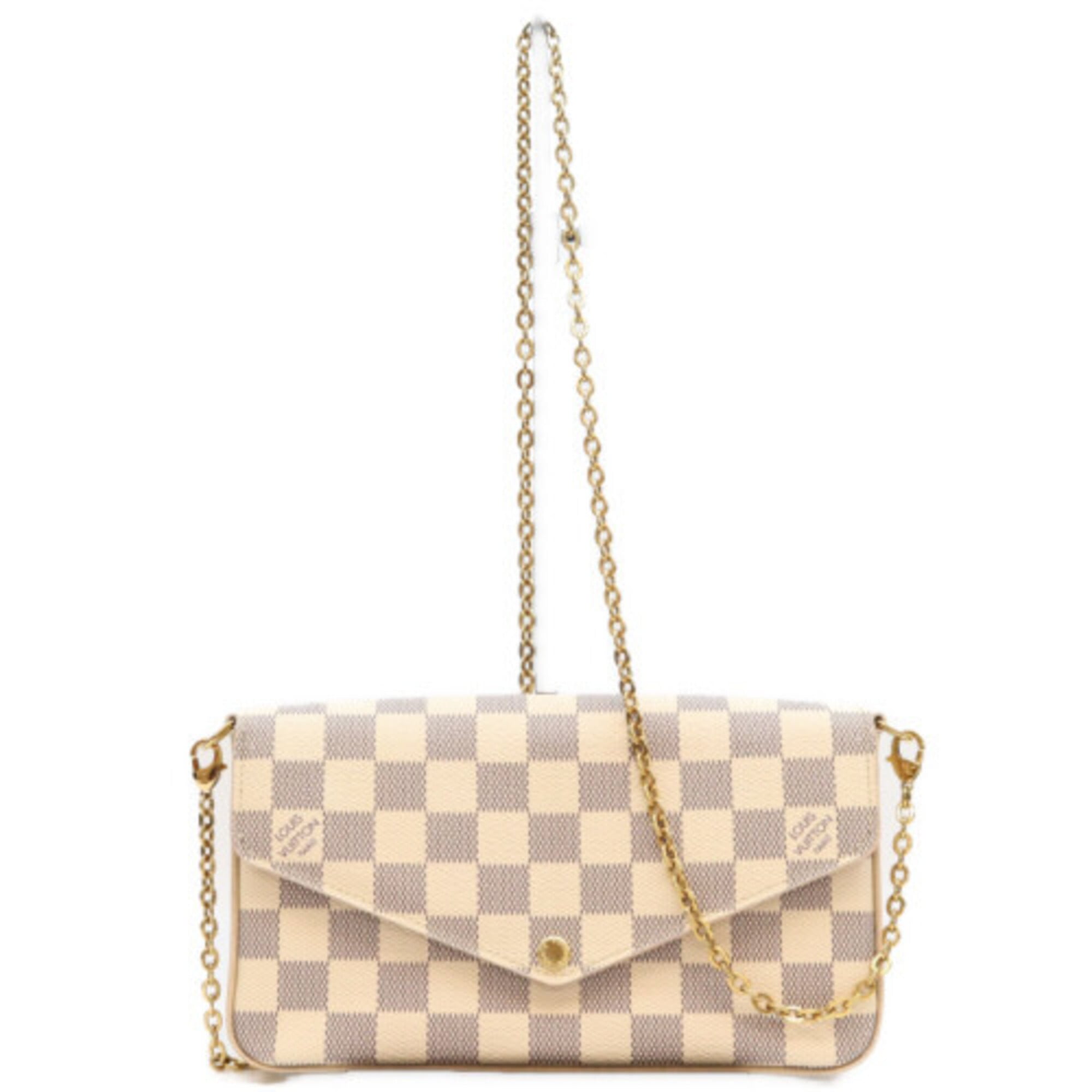 Louis Vuitton Ivory Damier Azur Shoulder Bag (Pre-Owned)