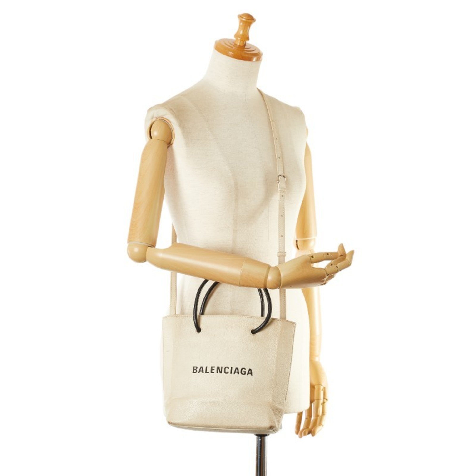 Balenciaga White Leather Handbag Shoulder Bag (Pre-Owned)