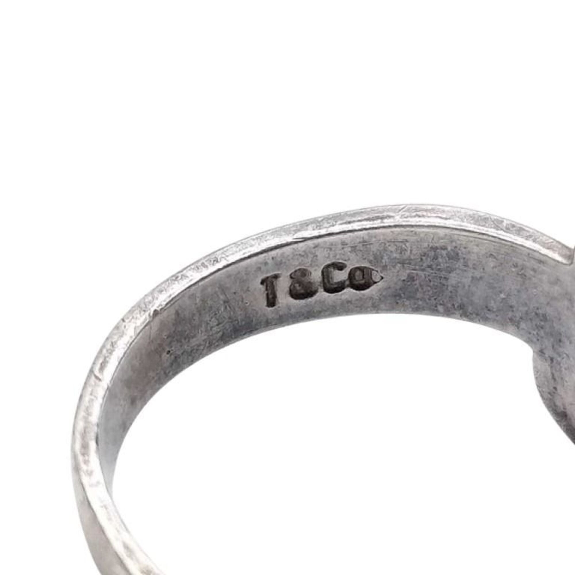 Tiffany Silver Silver 925 Band Ring (Pre-Owned)
