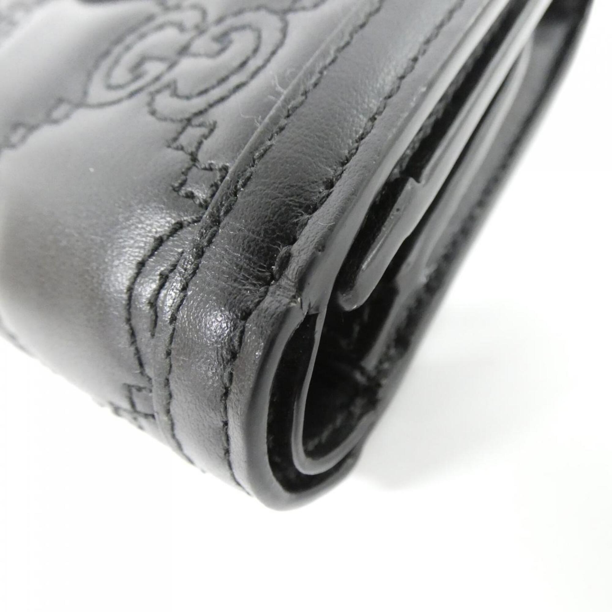 Gucci Black Leather Wallet (Bi-Fold) (Pre-Owned)