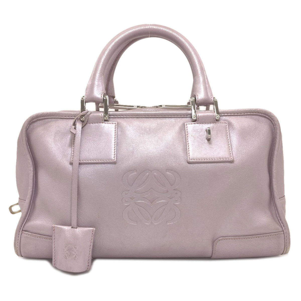 Loewe Purple Leather Handbag (Pre-Owned)
