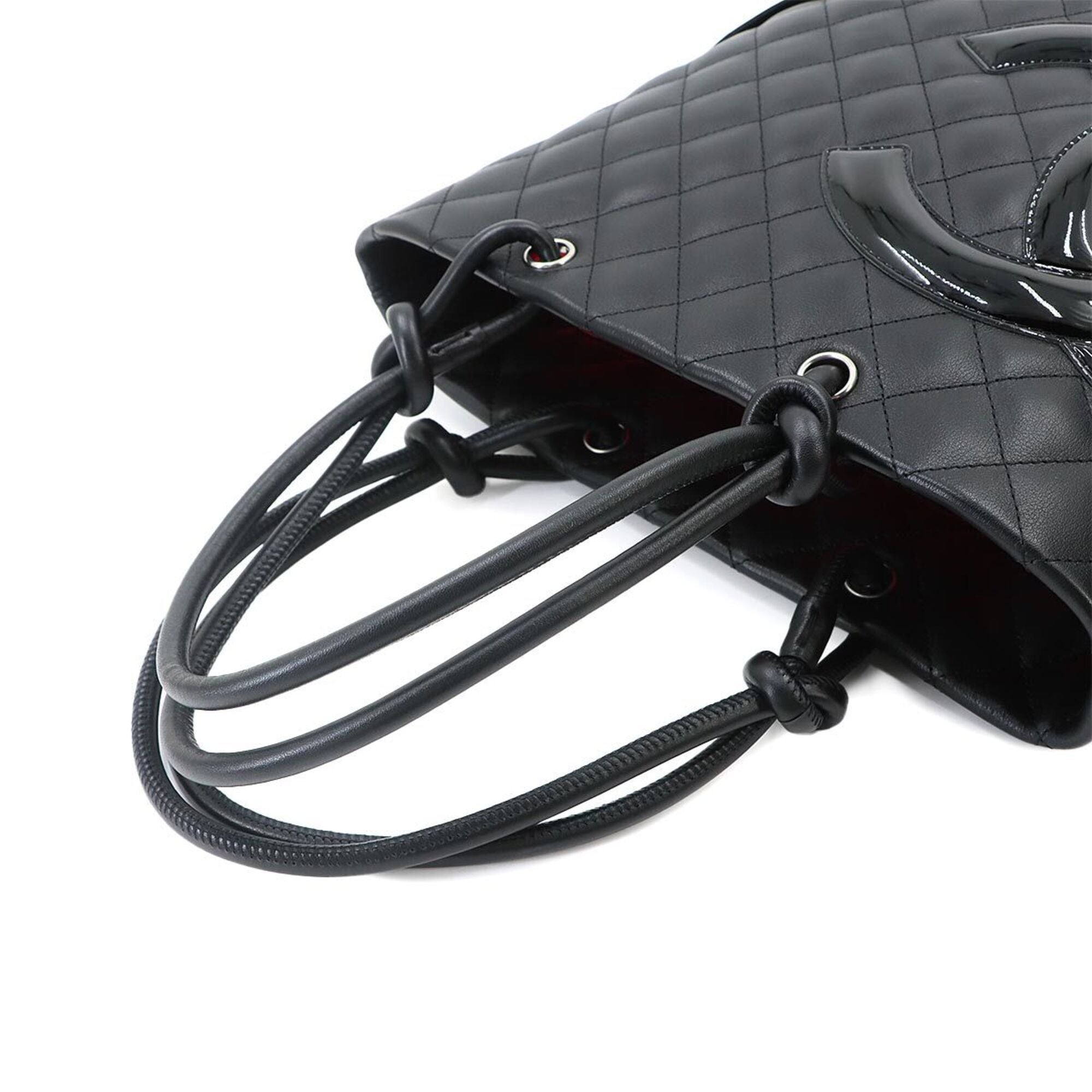 Chanel Black Cambon Ligne Handbag Tote Bag (Pre-Owned)