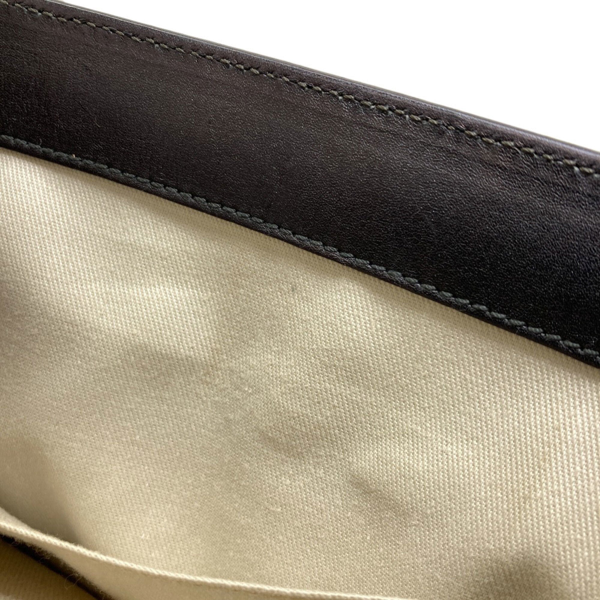 Salvatore Ferragamo Black Leather Tote Bag (Pre-Owned)
