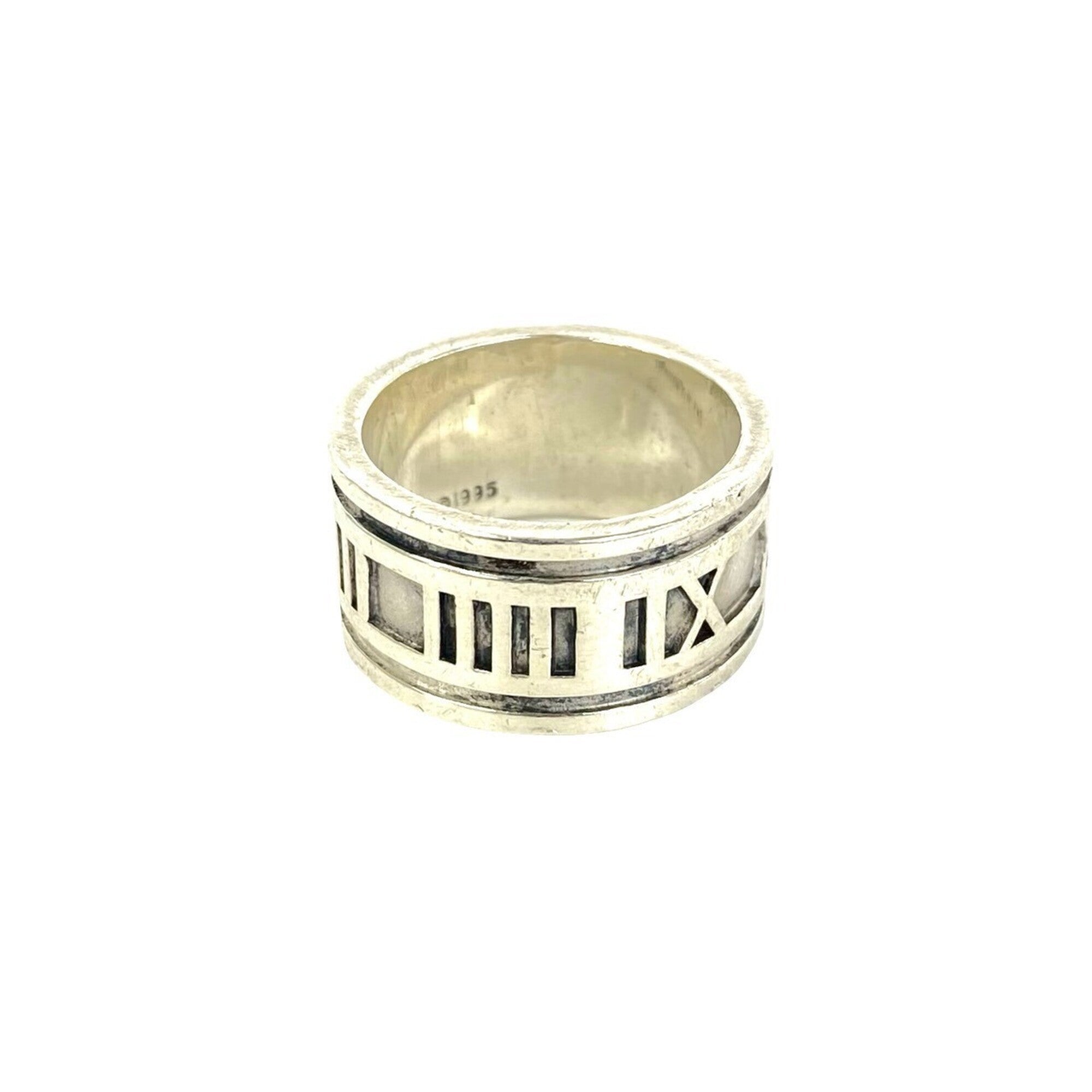 Tiffany Silver Silver 925 Band Ring (Pre-Owned)