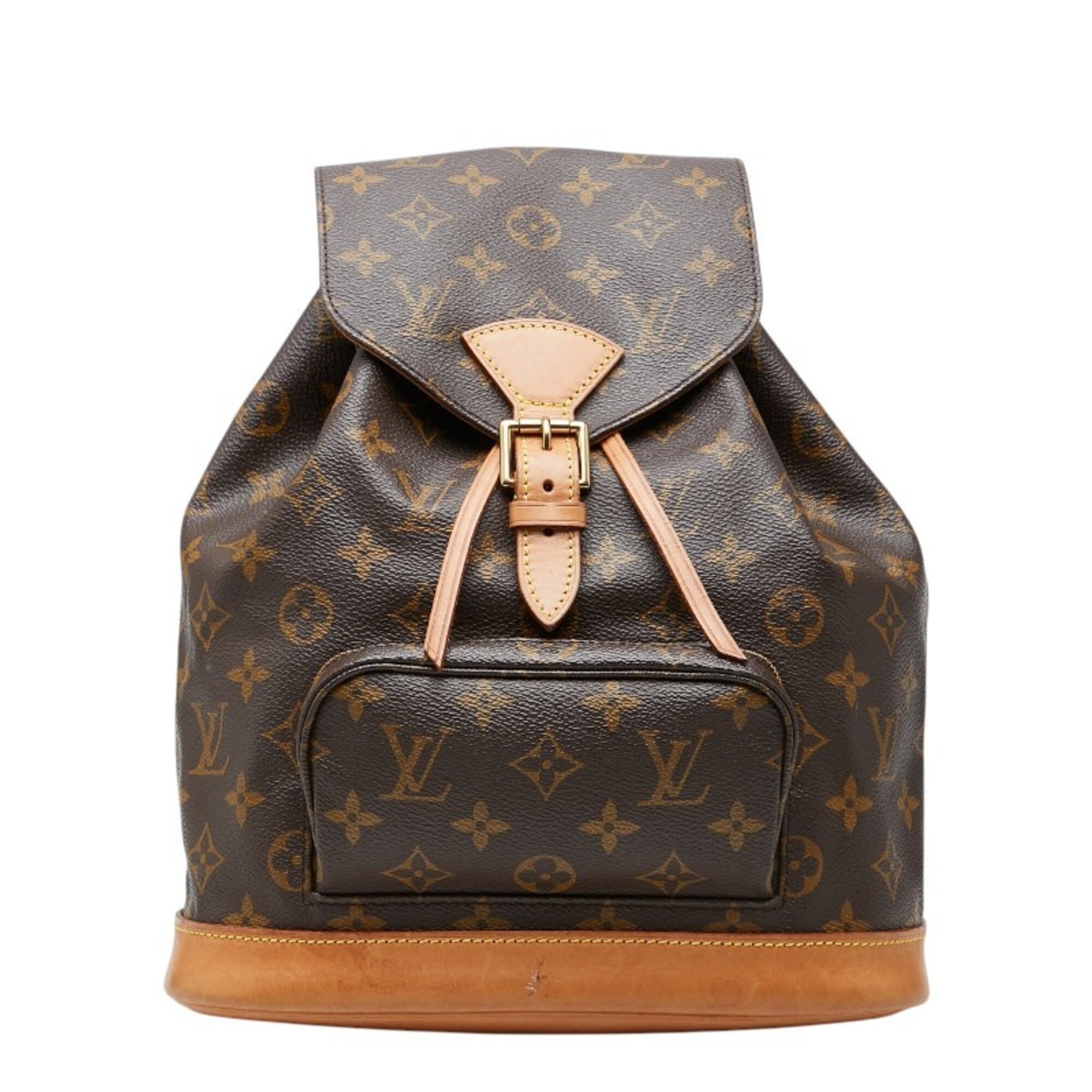 Louis Vuitton Monogram Brown Pvc Leather Backpack (Pre-Owned)