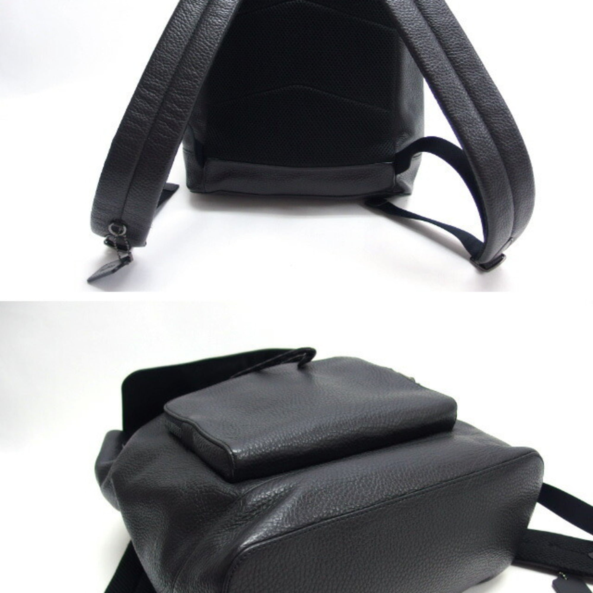 Coach Black Leather Backpack (Pre-Owned)