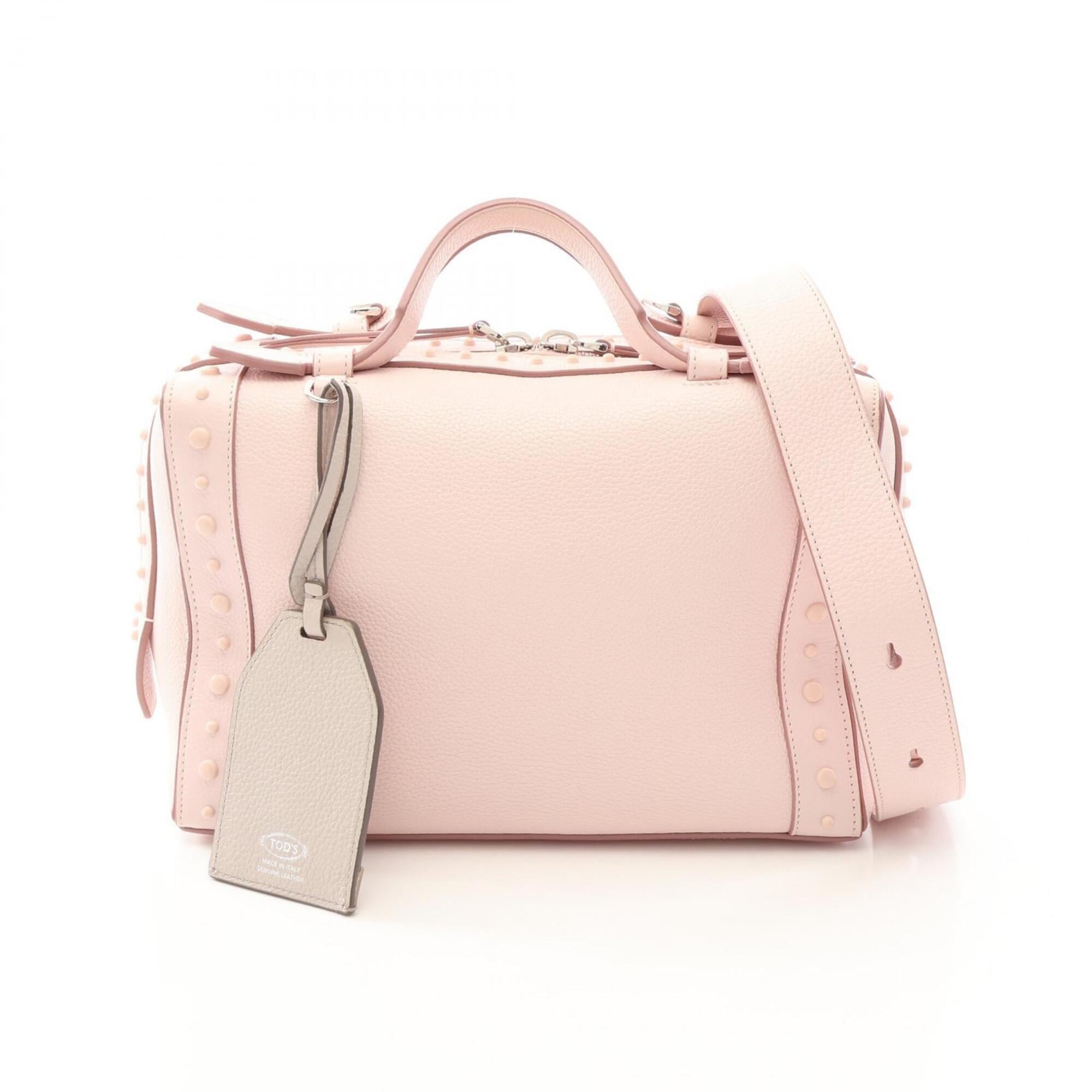 Tod's Pink Leather Handbag (Pre-Owned)