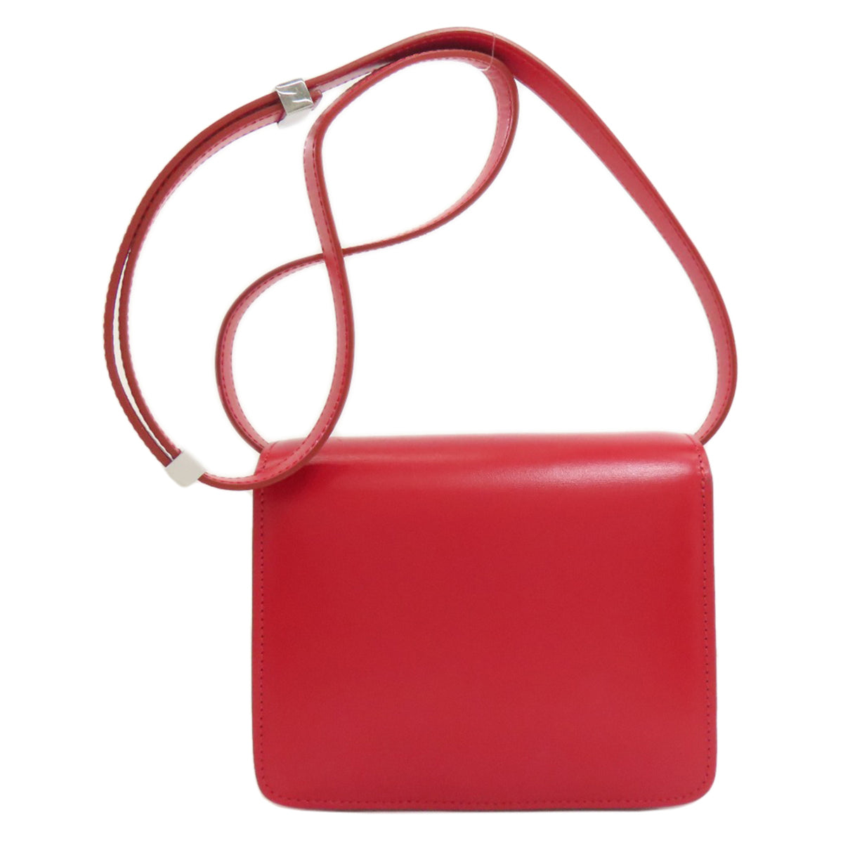 Celine Red Color Leather Shoulder Bag (Pre-Owned)