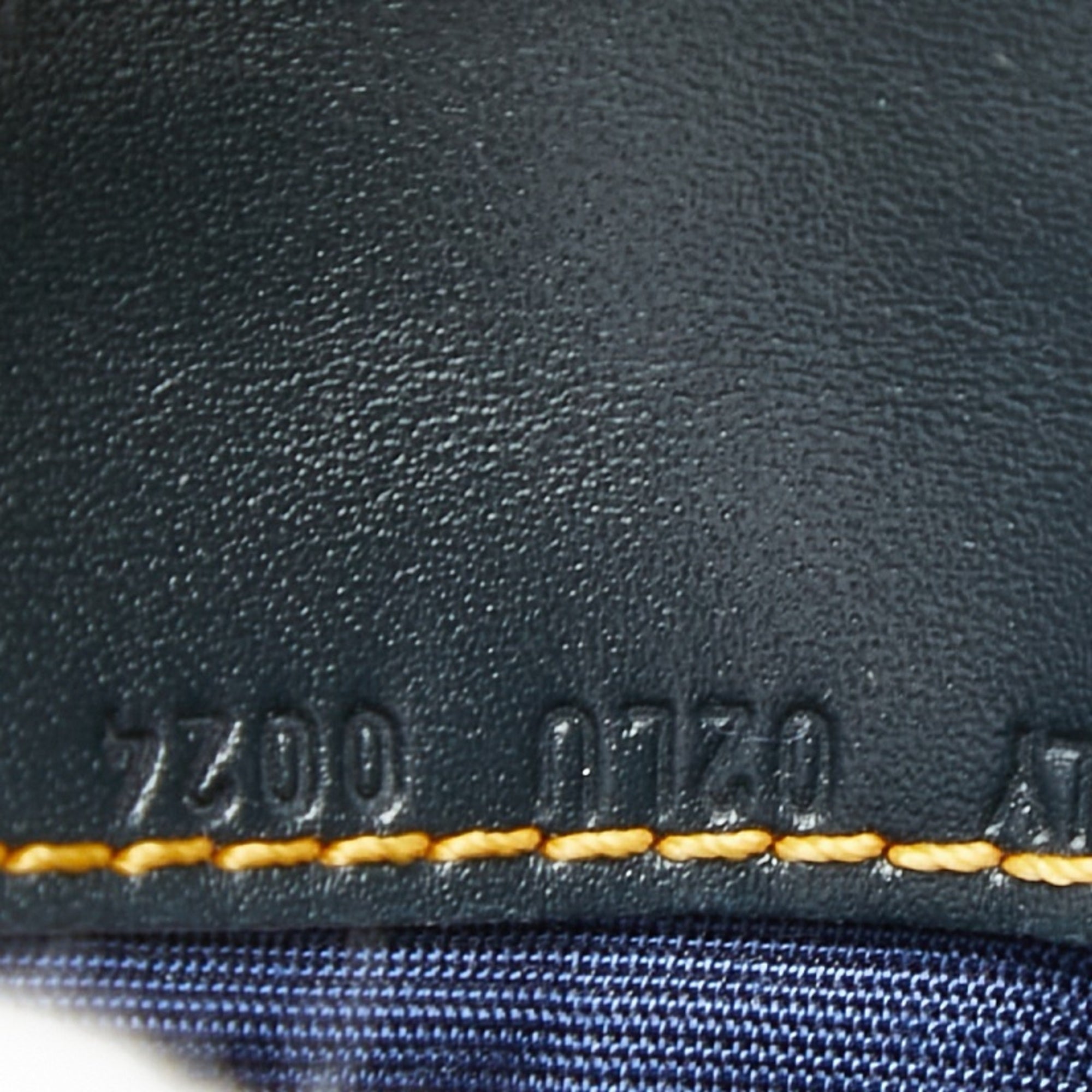 Christian Dior Navy Canvas Wallet (Bi-Fold) (Pre-Owned)