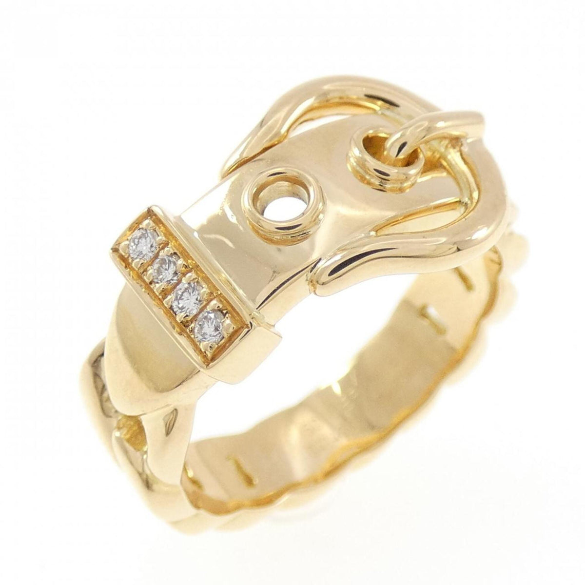 Hermes Yellow Gold (18K) Band Ring (Pre-Owned)