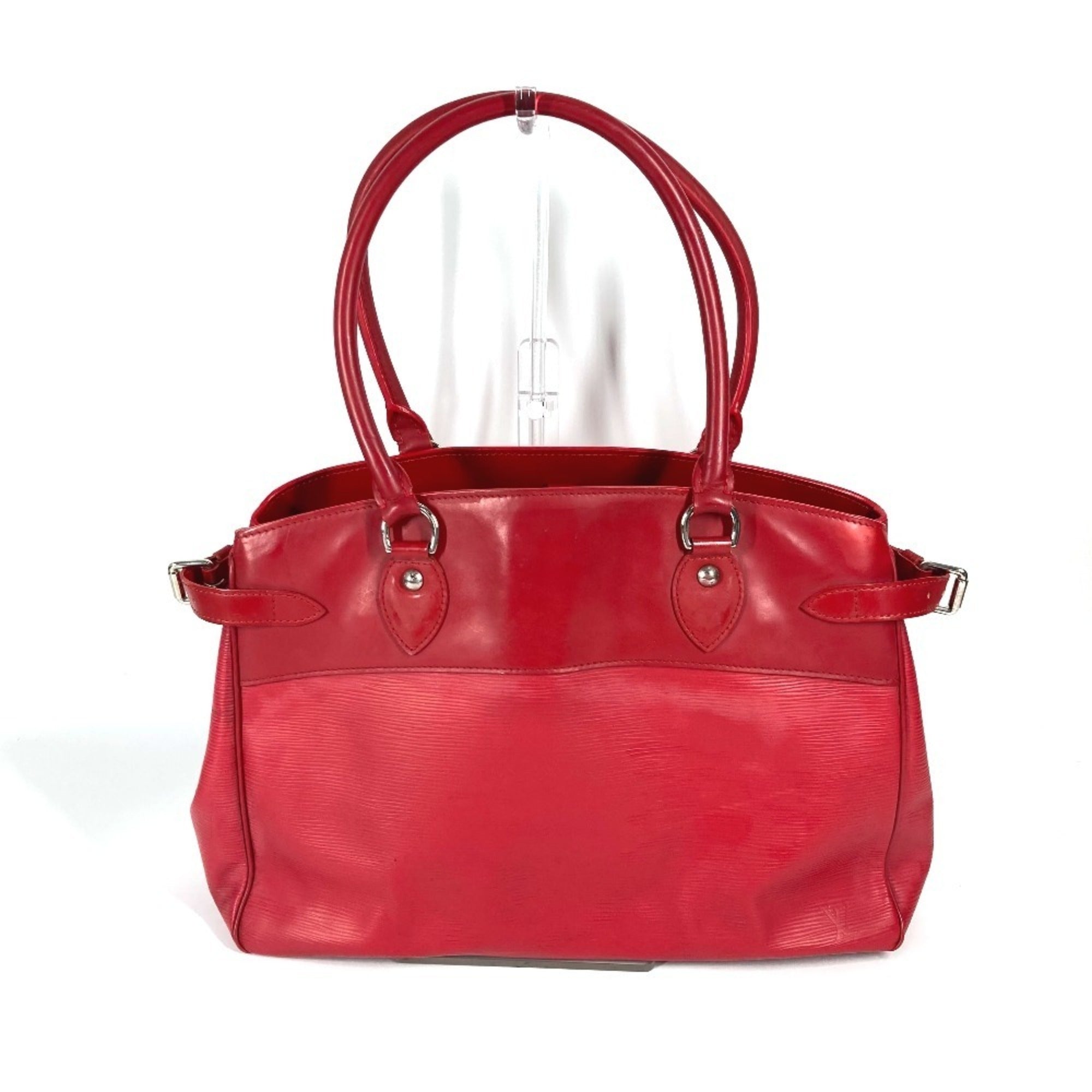 Louis Vuitton Red Color Epi Leather Handbag Shoulder Bag Tote Bag (Pre-Owned)