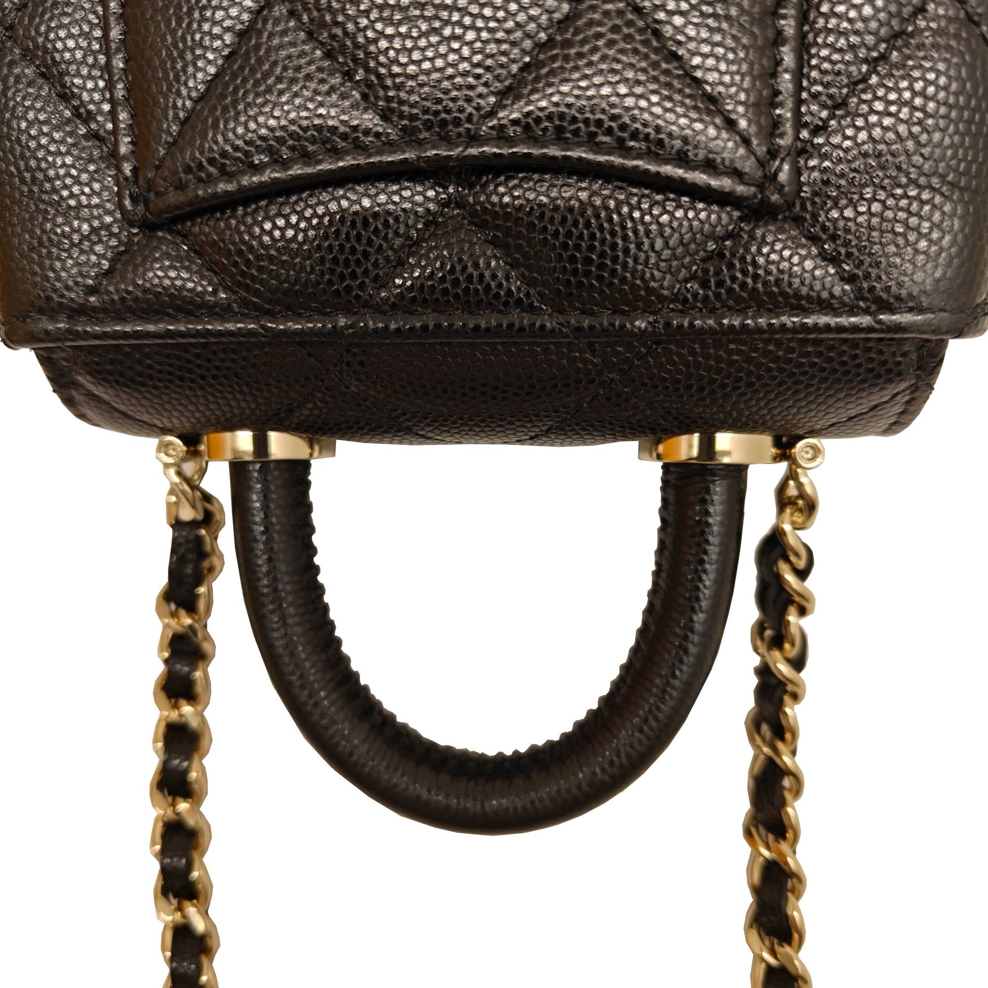 Chanel Black Caviar Leather Backpack (Pre-Owned)