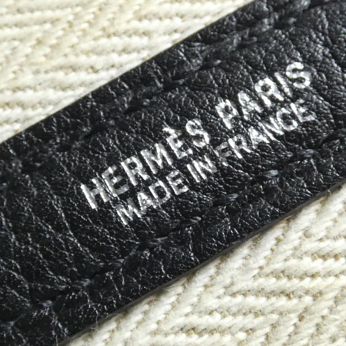 Hermes Black Negonda Leather Handbag (Pre-Owned)