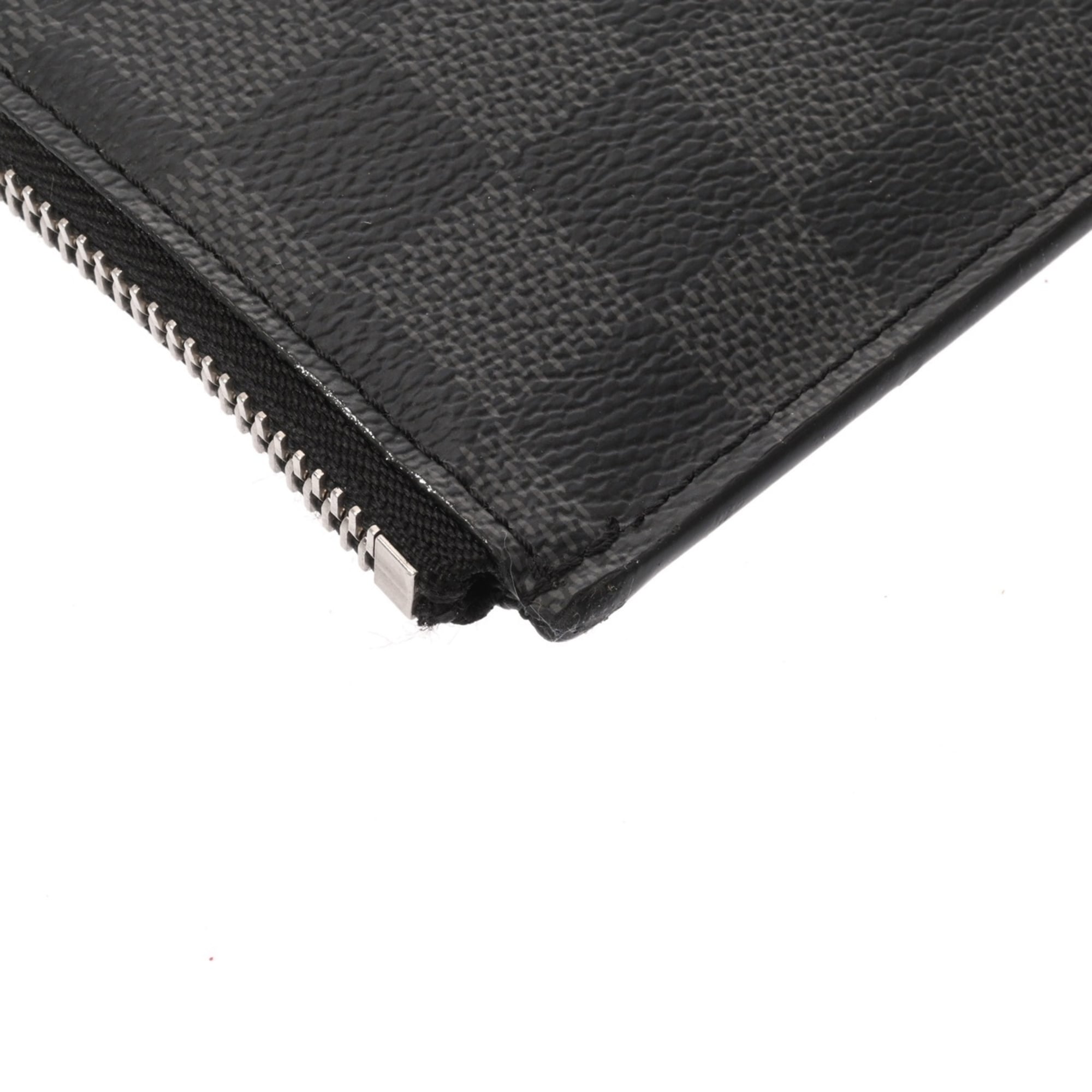 Louis Vuitton Black Damier Graphite Clutch Bag Pochette (Pre-Owned)