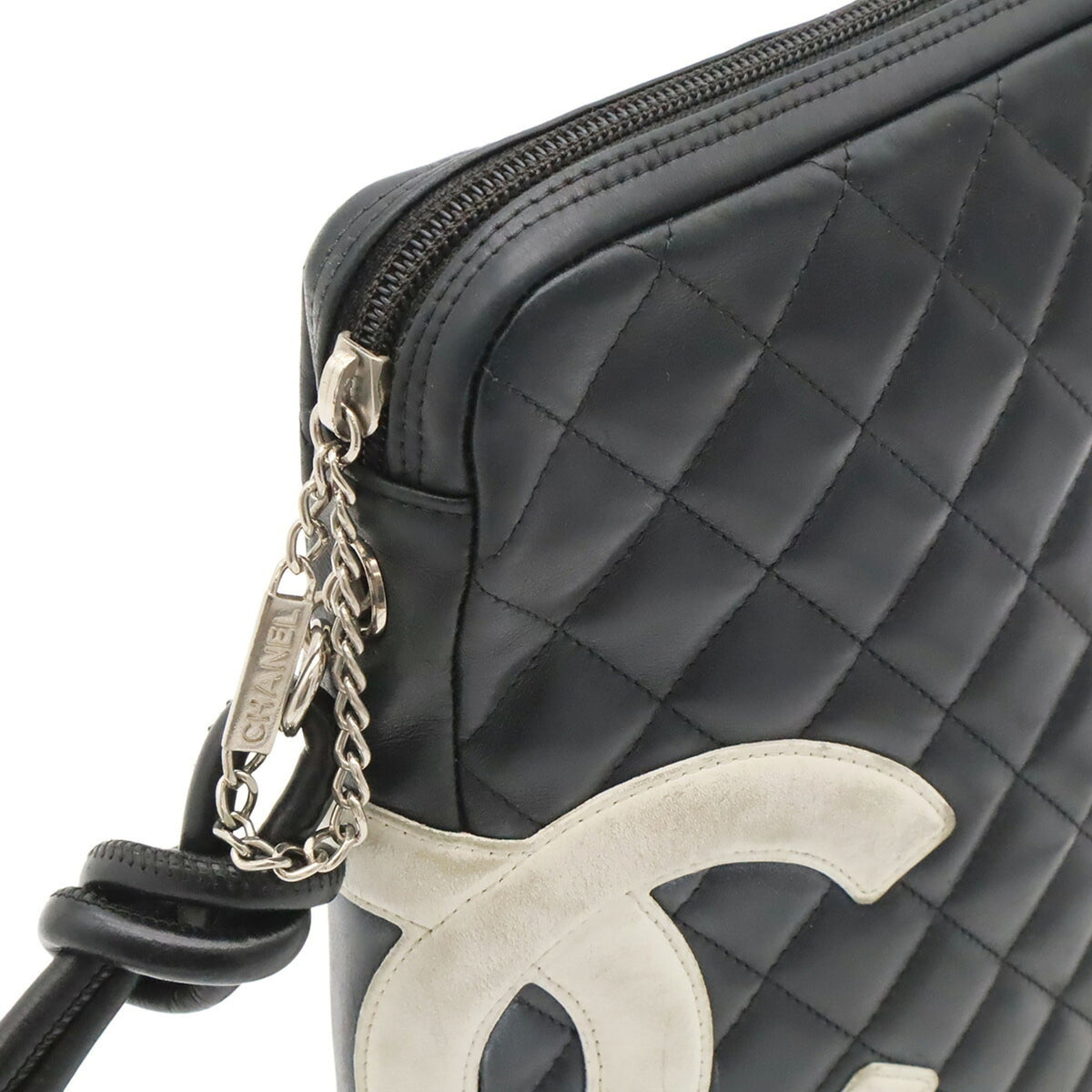 Chanel Ligne Cambon Black White Cambon Ligne Shoulder Bag (Pre-Owned)