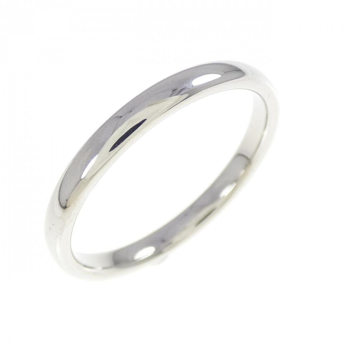 Tiffany Platinum Platinum 950 Band Ring (Pre-Owned)