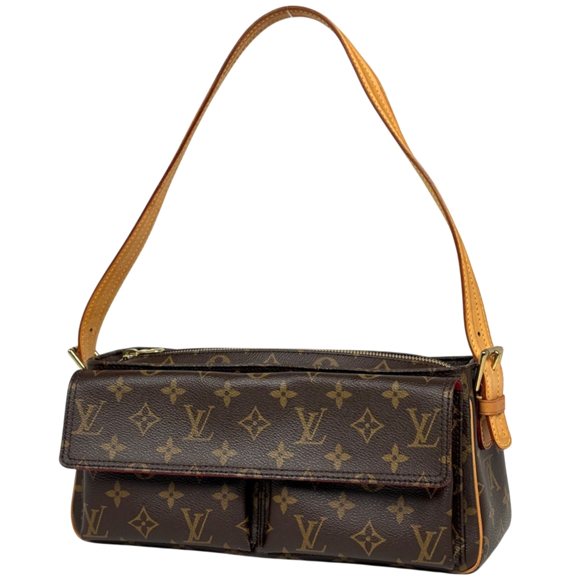 Louis Vuitton Brown Monogram Handbag Shoulder Bag (Pre-Owned)