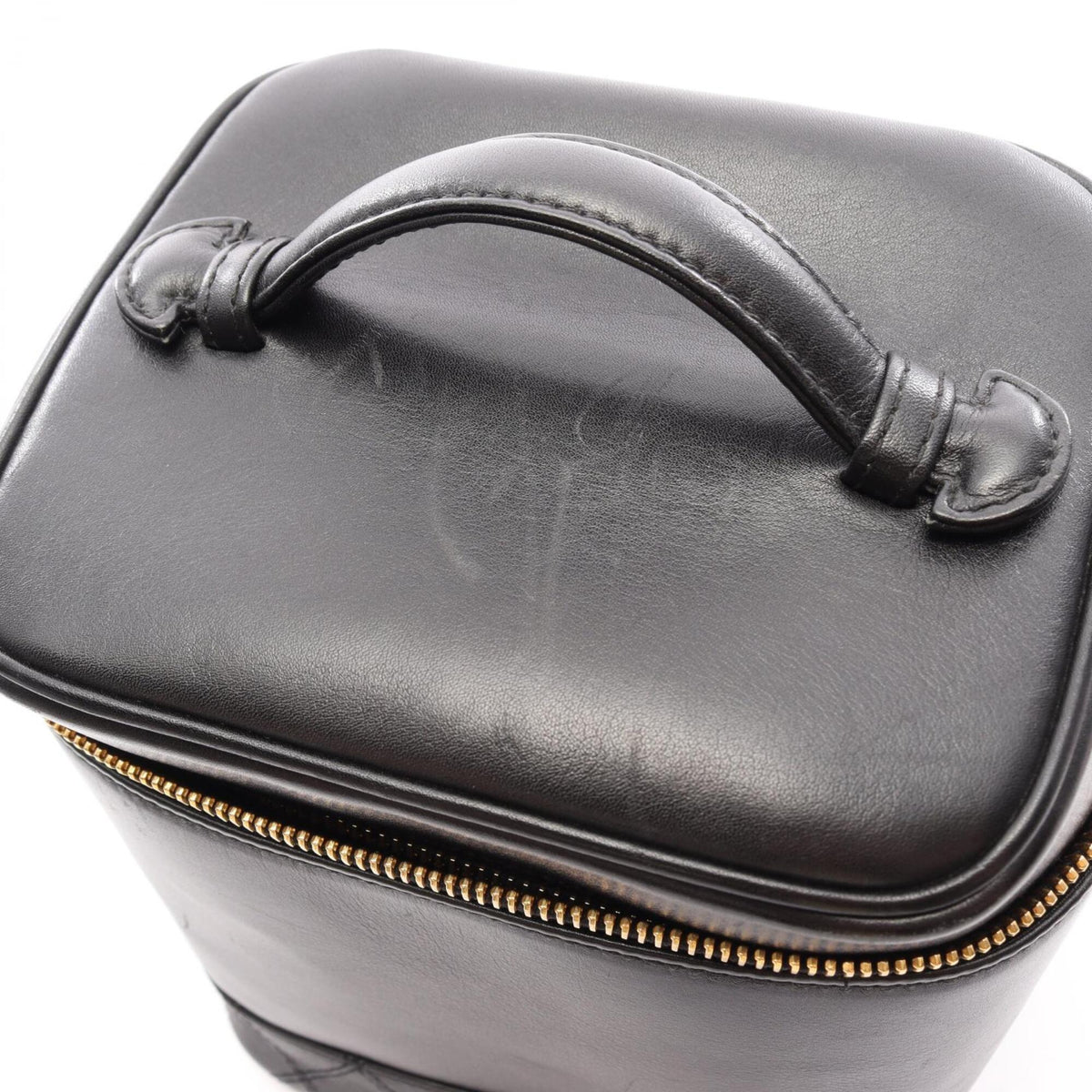 Chanel Black Leather Handbag (Pre-Owned)