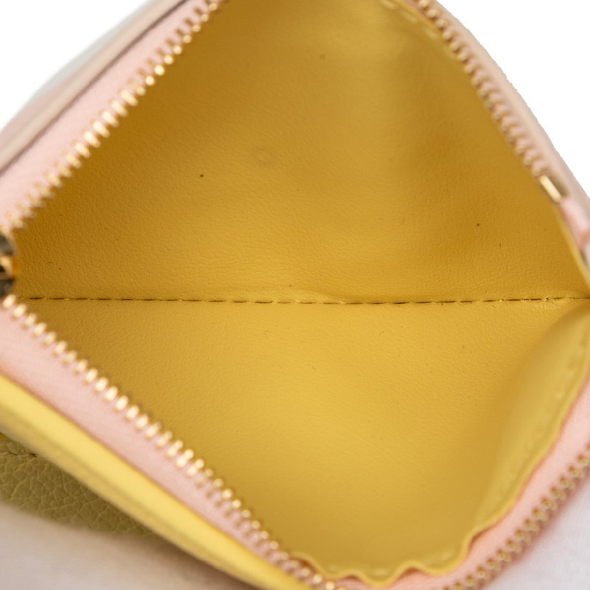 Louis Vuitton Monogram Empreinte Beige Rose Yellow Leather Wallet (Bi-Fold) (Pre-Owned)