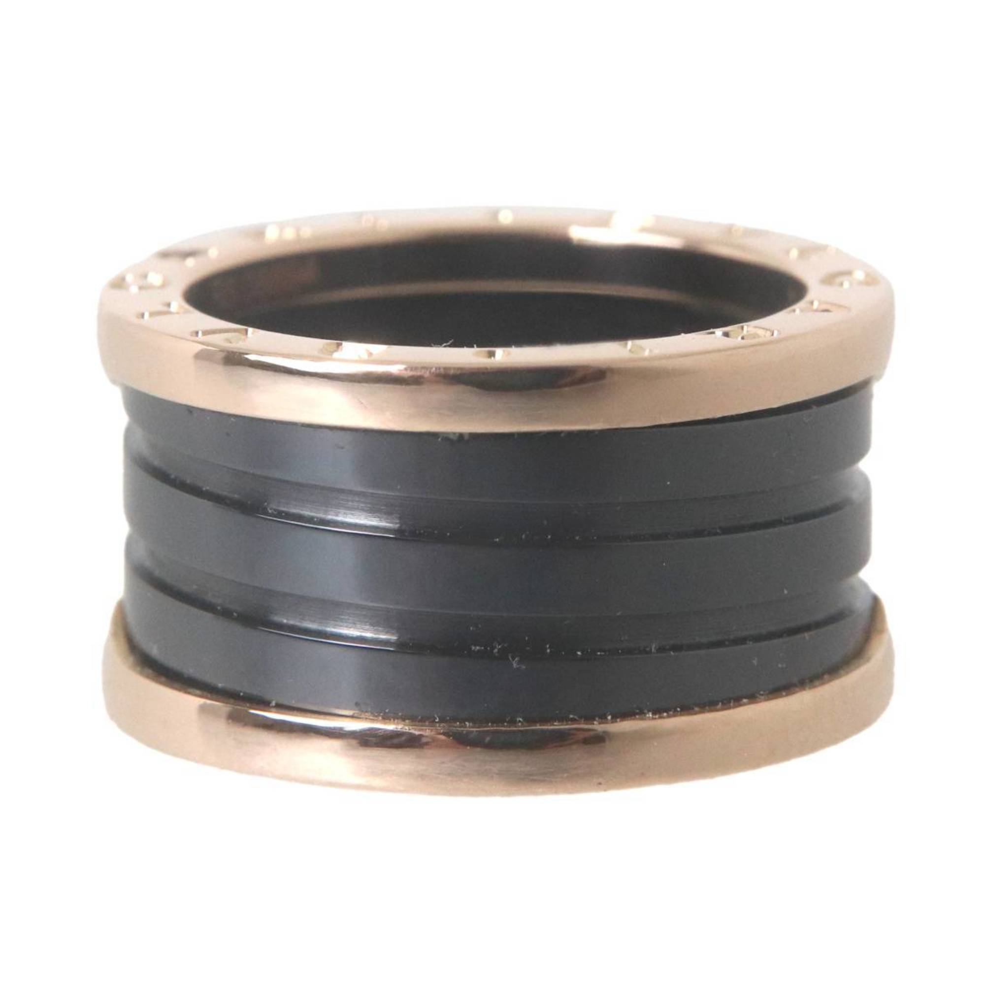 Bvlgari B.Zero1 Pink Gold (18K) Ceramic Band Ring (Pre-Owned)