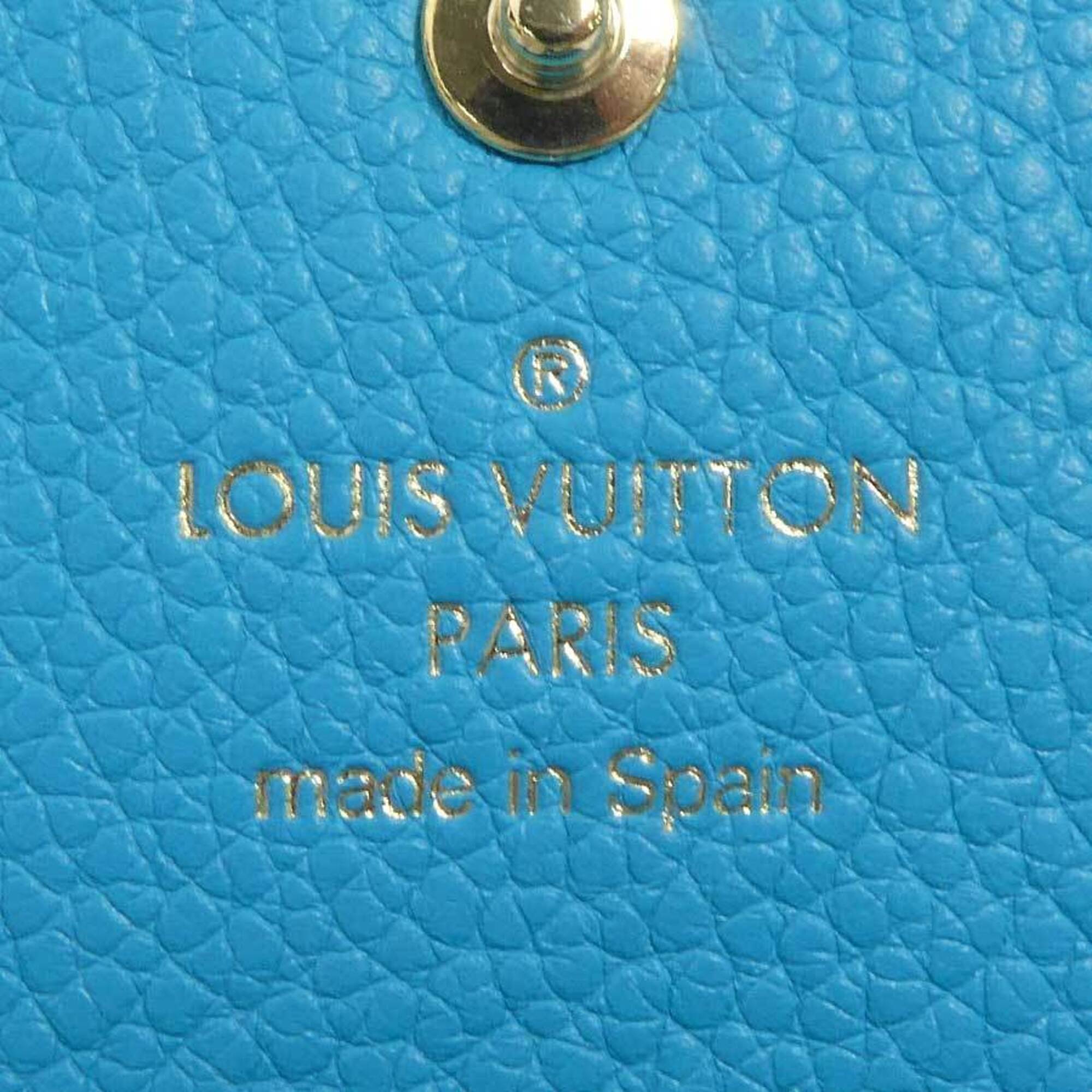 Louis Vuitton Turquoise Monogram Empreinte Coin Purse/Coin Case (Pre-Owned)
