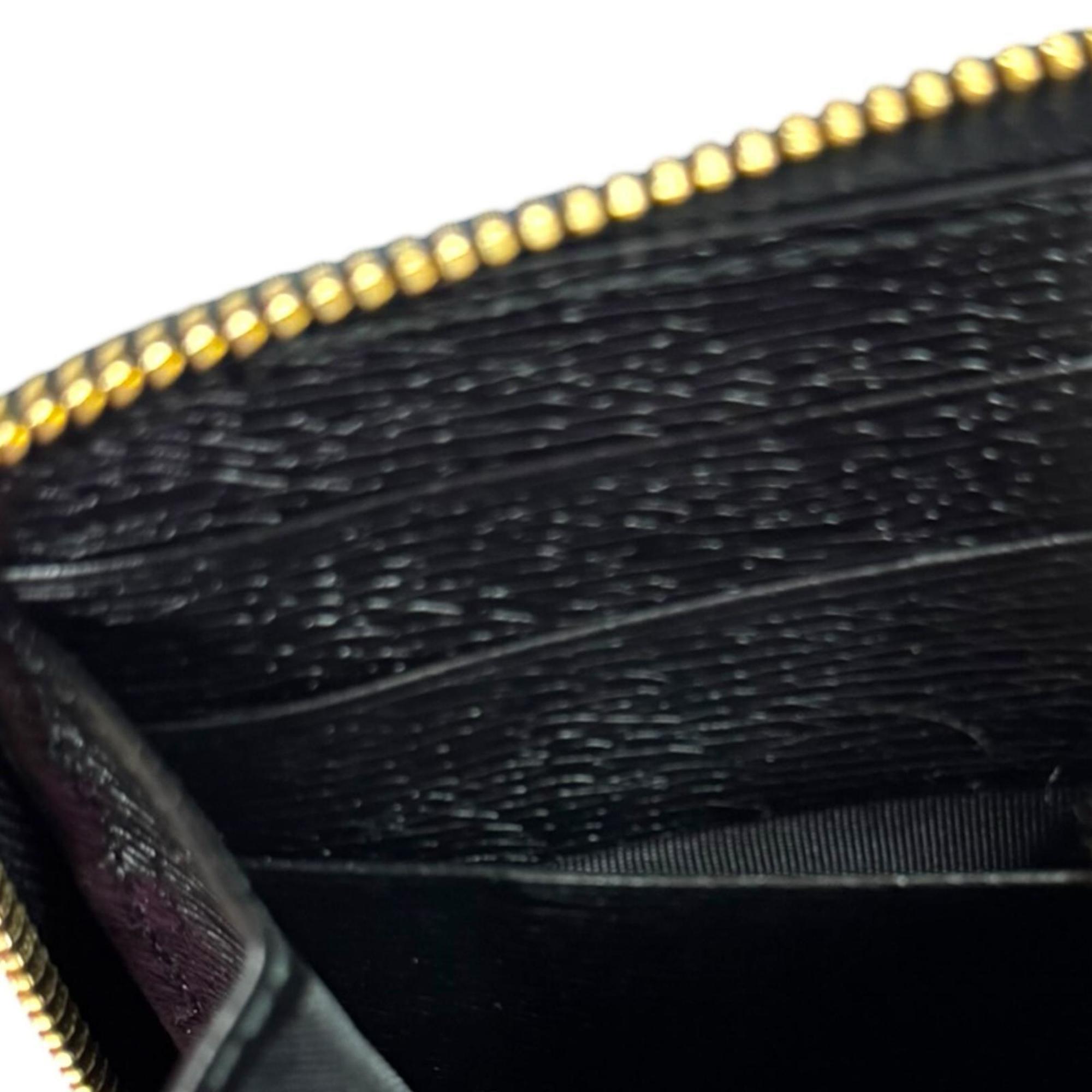 Gucci Black Leather Long Wallet (Bi-Fold) (Pre-Owned)
