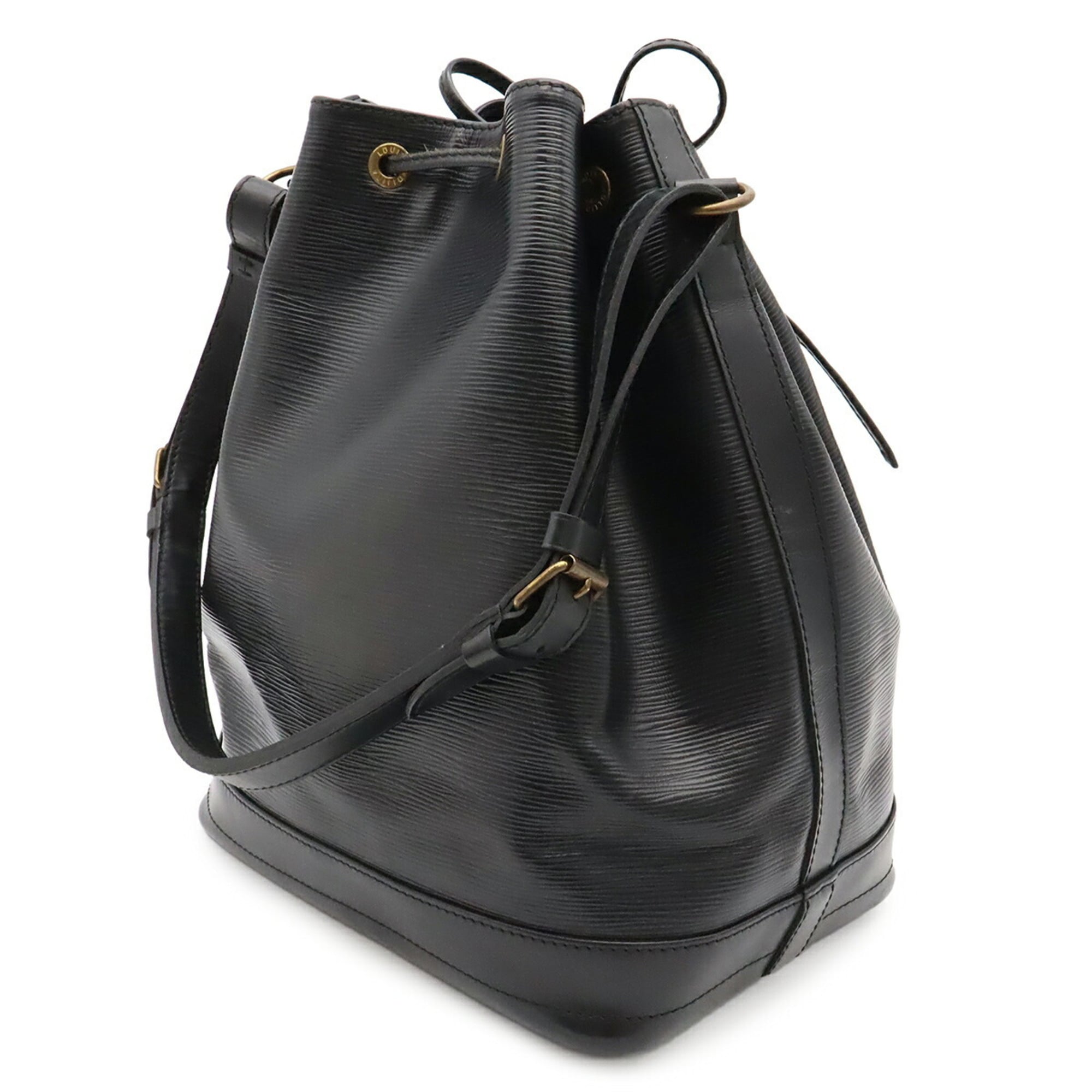 Louis Vuitton Black Galle Noir Epi Leather Shoulder Bag (Pre-Owned)