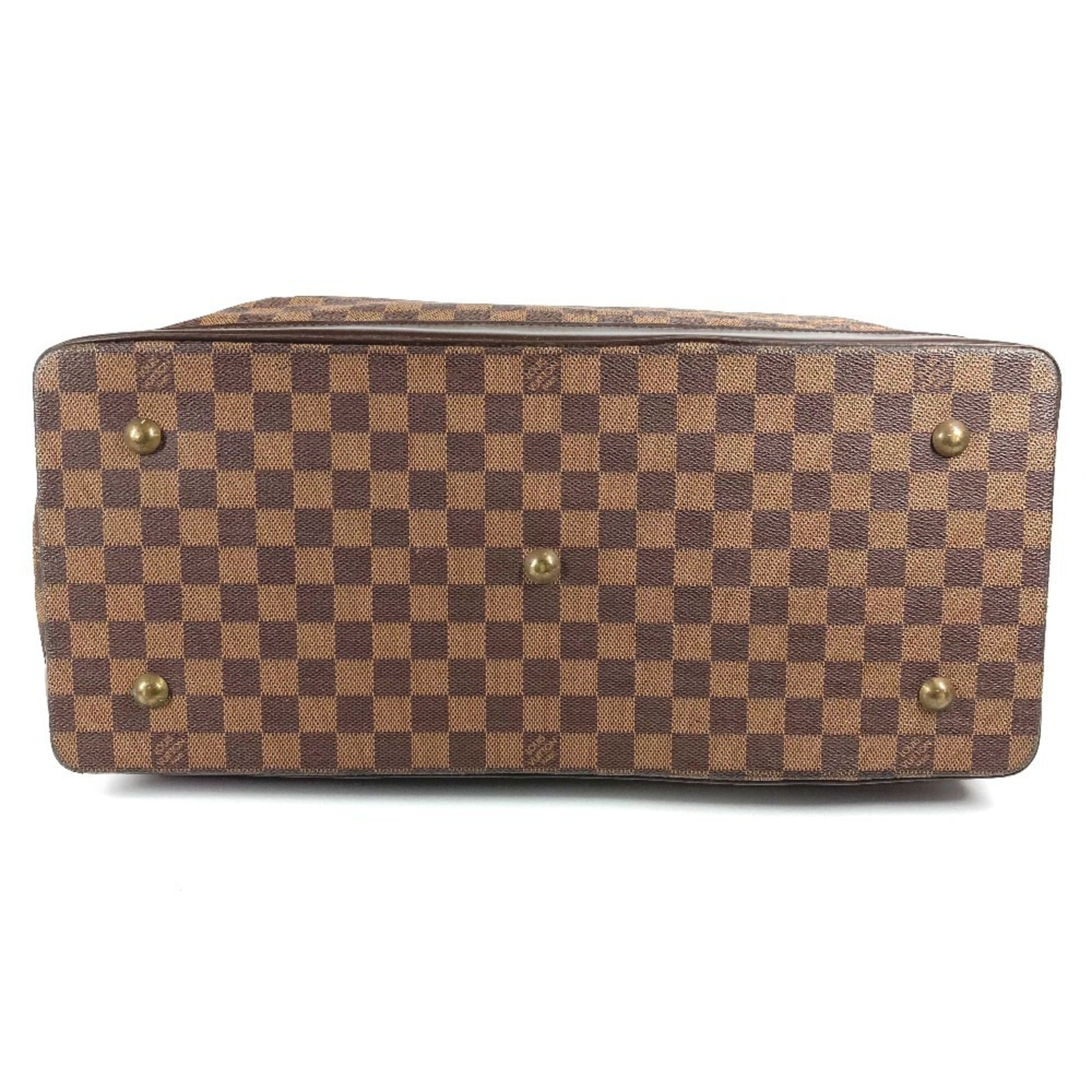 Louis Vuitton Brown Damier Canvas Ebene Damier Canvas Boston Bag Handbag Shoulder Bag (Pre-Owned)