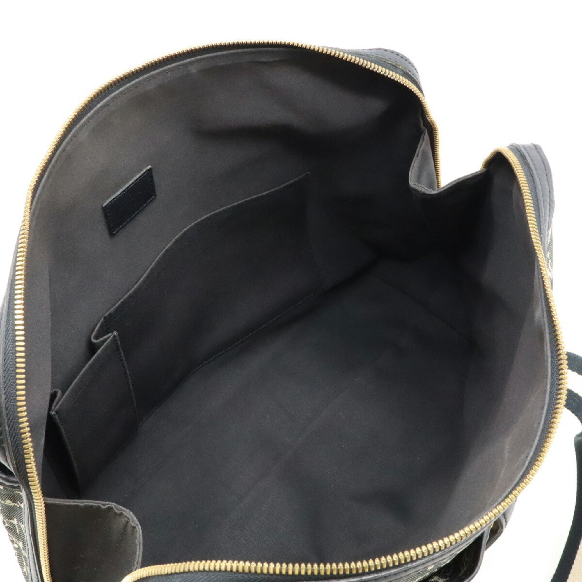 Louis Vuitton Black Noir Canvas Leather Shoulder Bag Tote Bag (Pre-Owned)