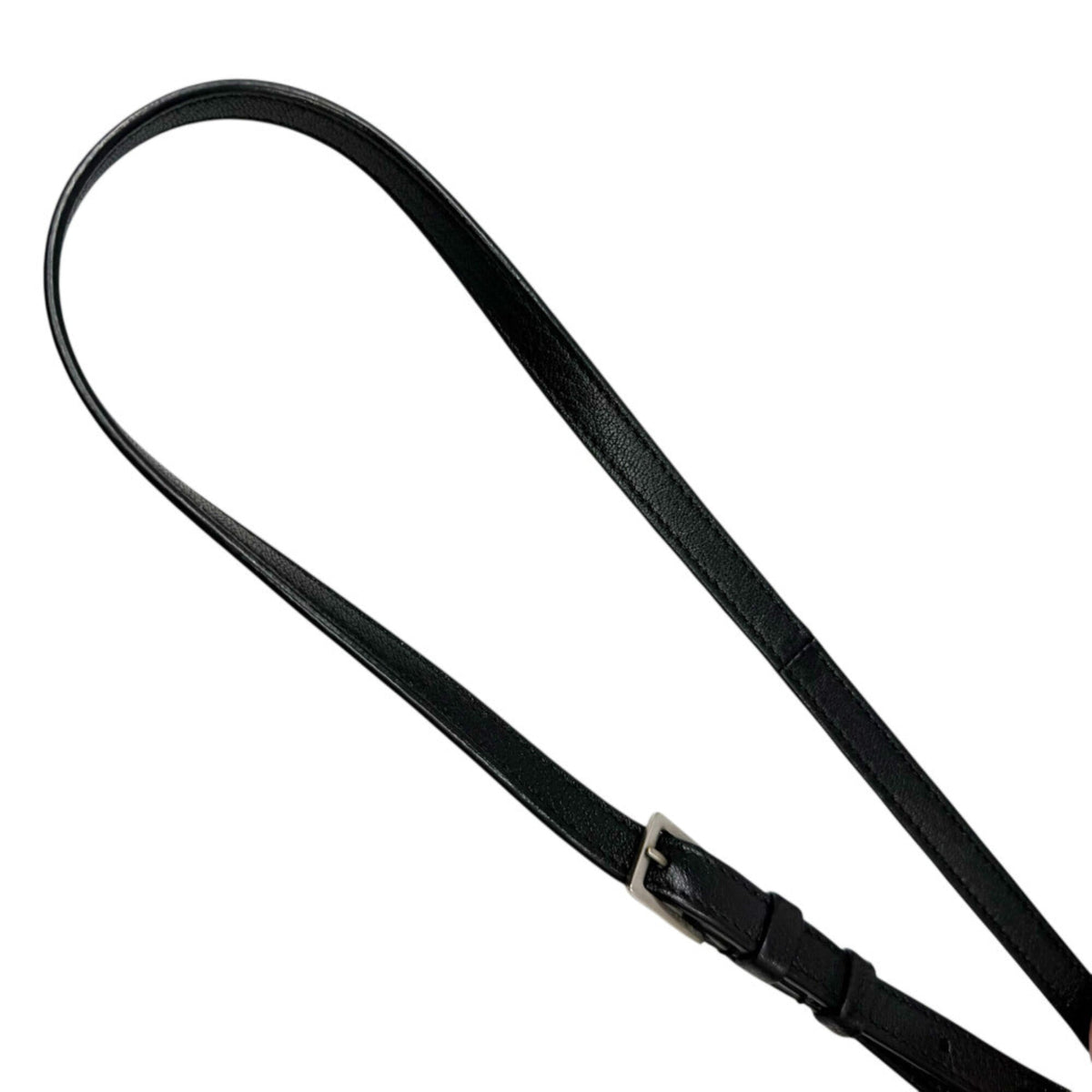 Saint Laurent Black Leather Shoulder Bag (Pre-Owned)