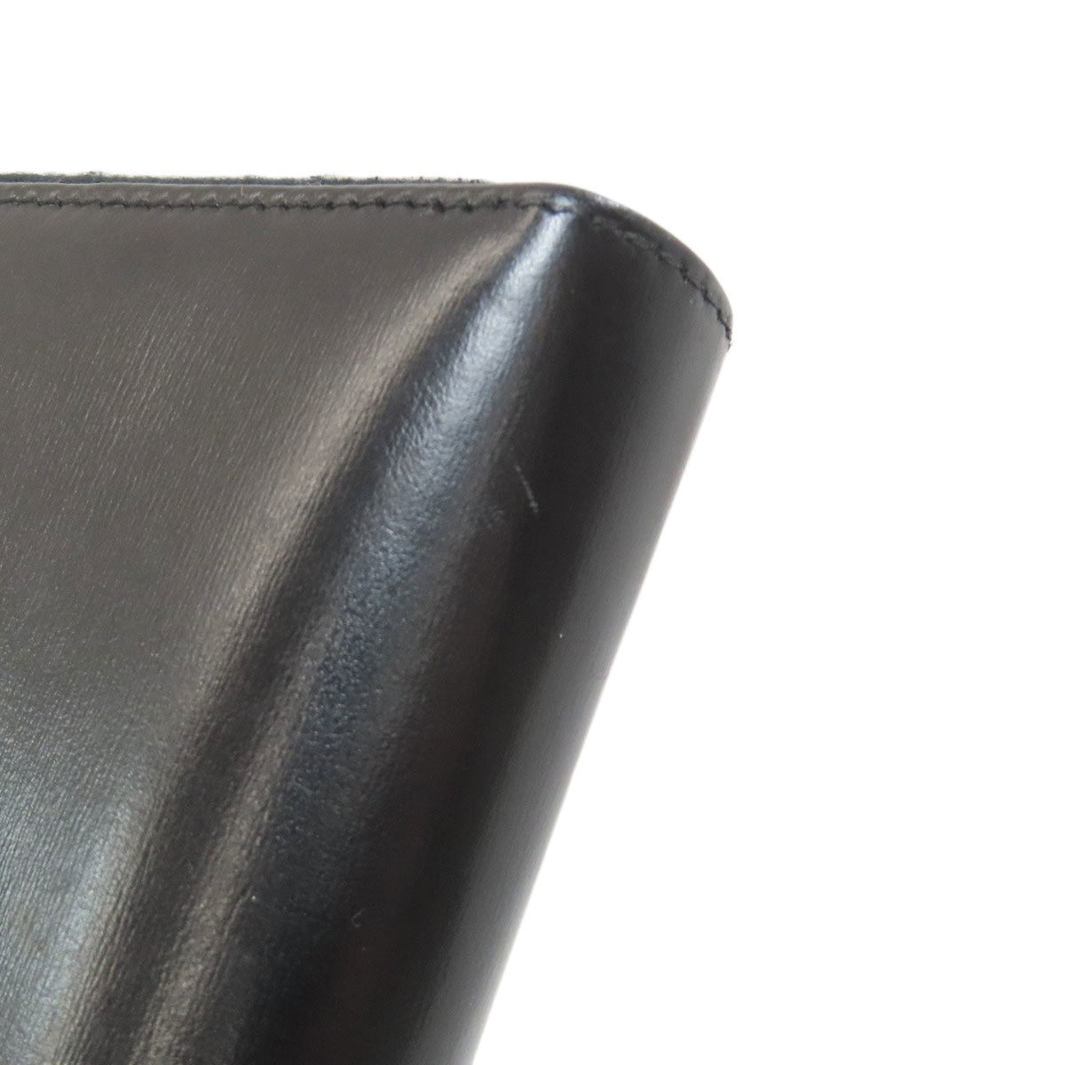 Gucci Black Leather Long Wallet (Bi-Fold) (Pre-Owned)