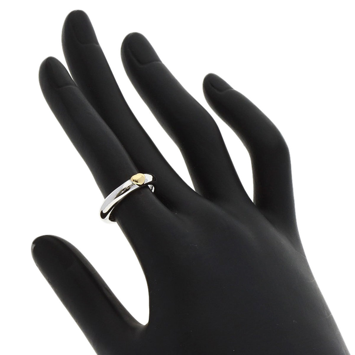 Tiffany Yellow Gold (18K) White Gold (18K) Band Ring (Pre-Owned)