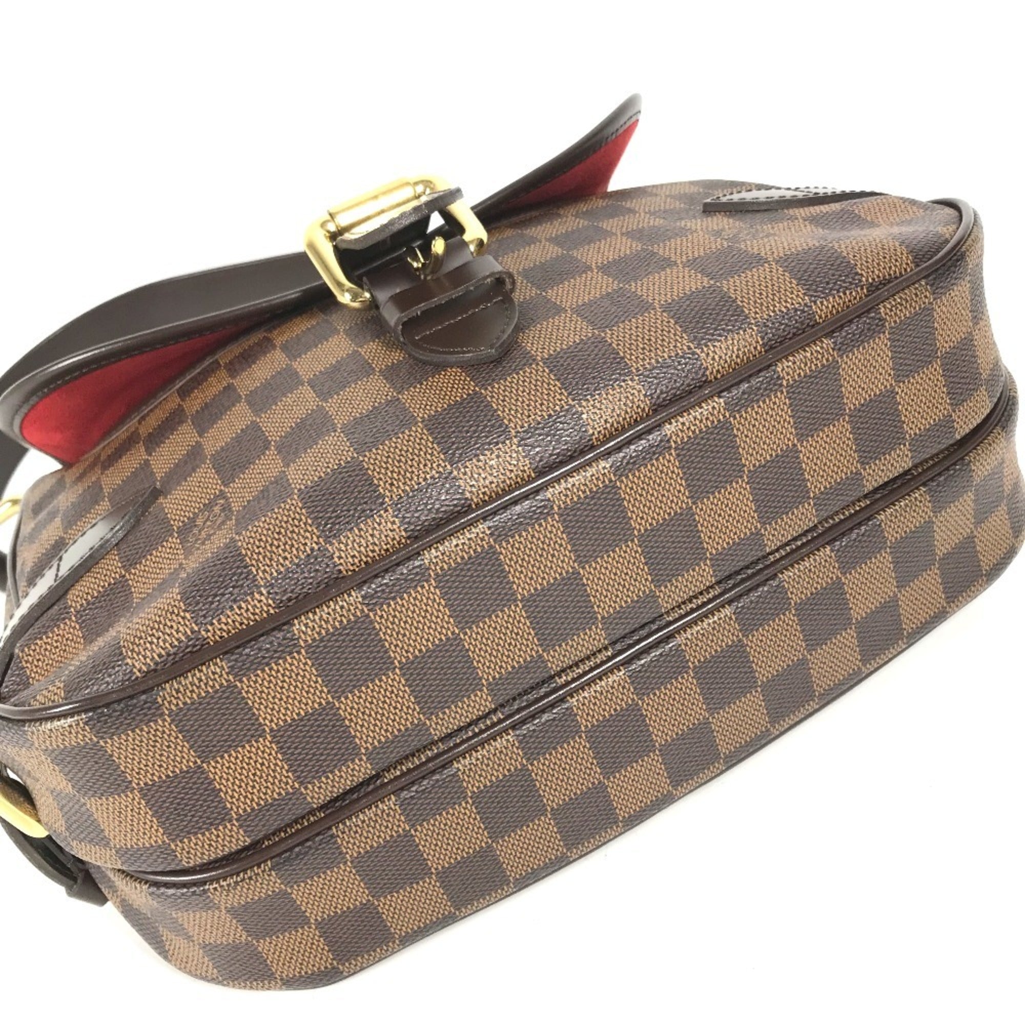 Louis Vuitton Brown Ebene Damier Canvas Shoulder Bag (Pre-Owned)