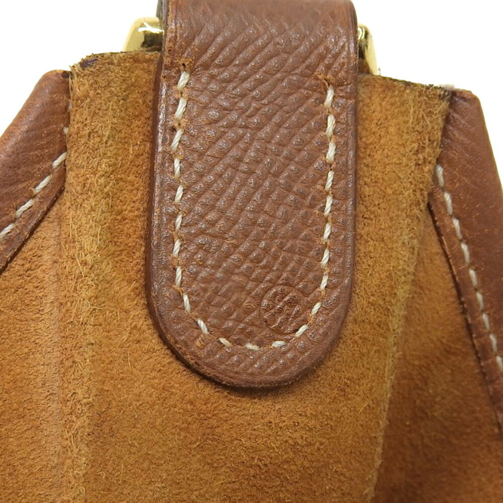 Hermes Brown Courchevel Leather Shoulder Bag (Pre-Owned)