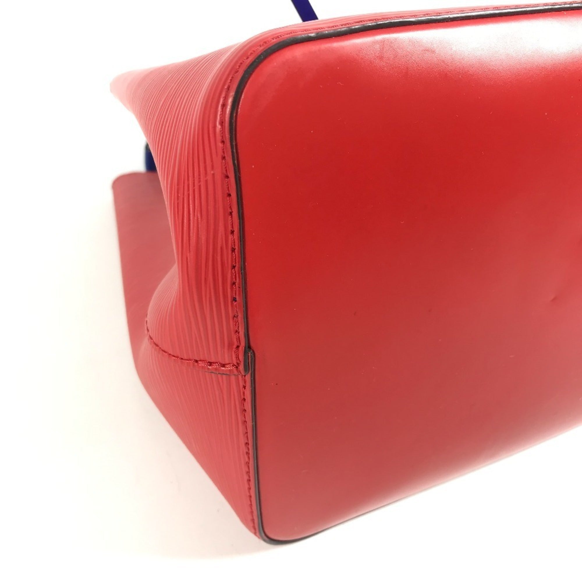 Louis Vuitton Blue Red Color Epi Leather Handbag Shoulder Bag (Pre-Owned)