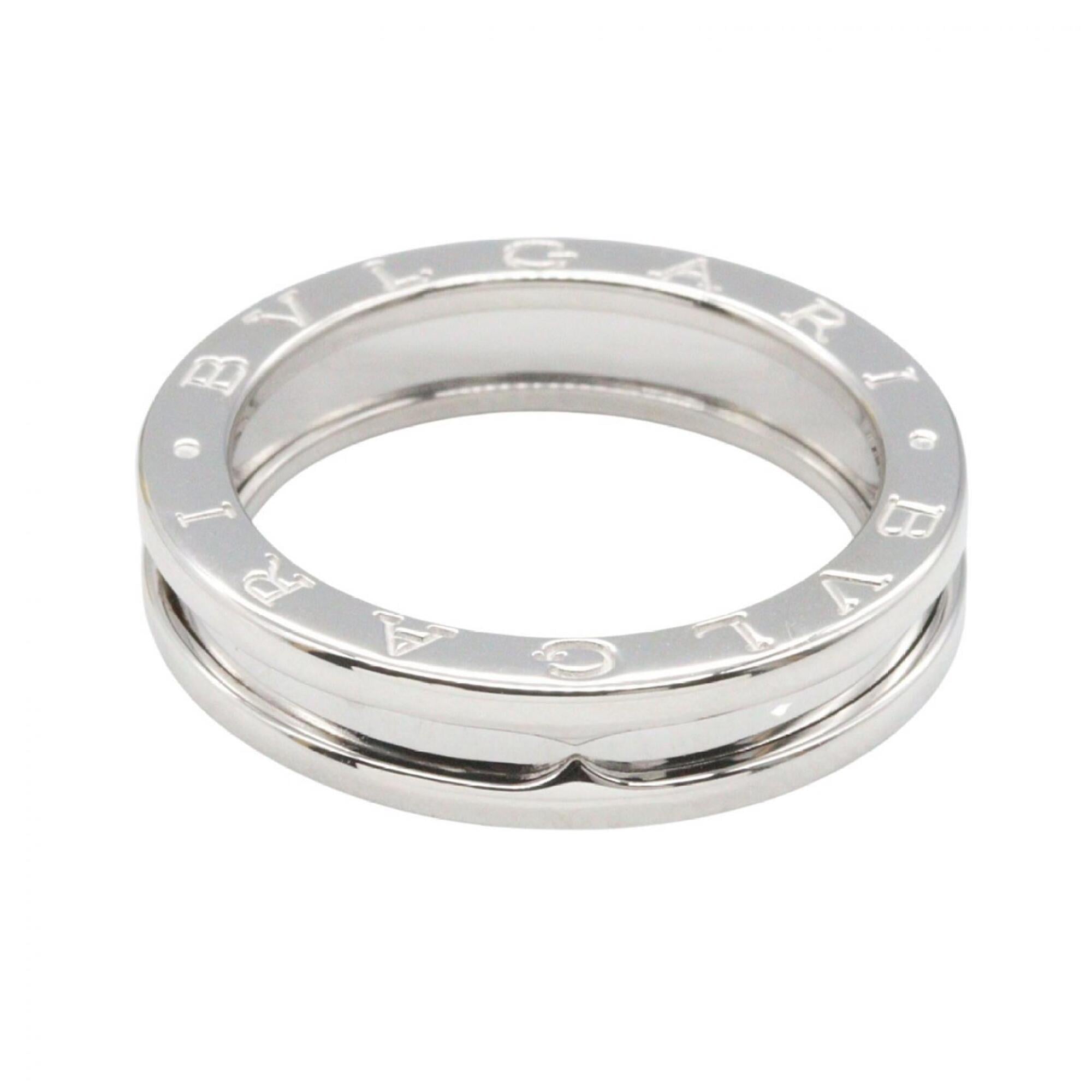 Bvlgari Silver White Gold (18K) Band Ring (Pre-Owned)