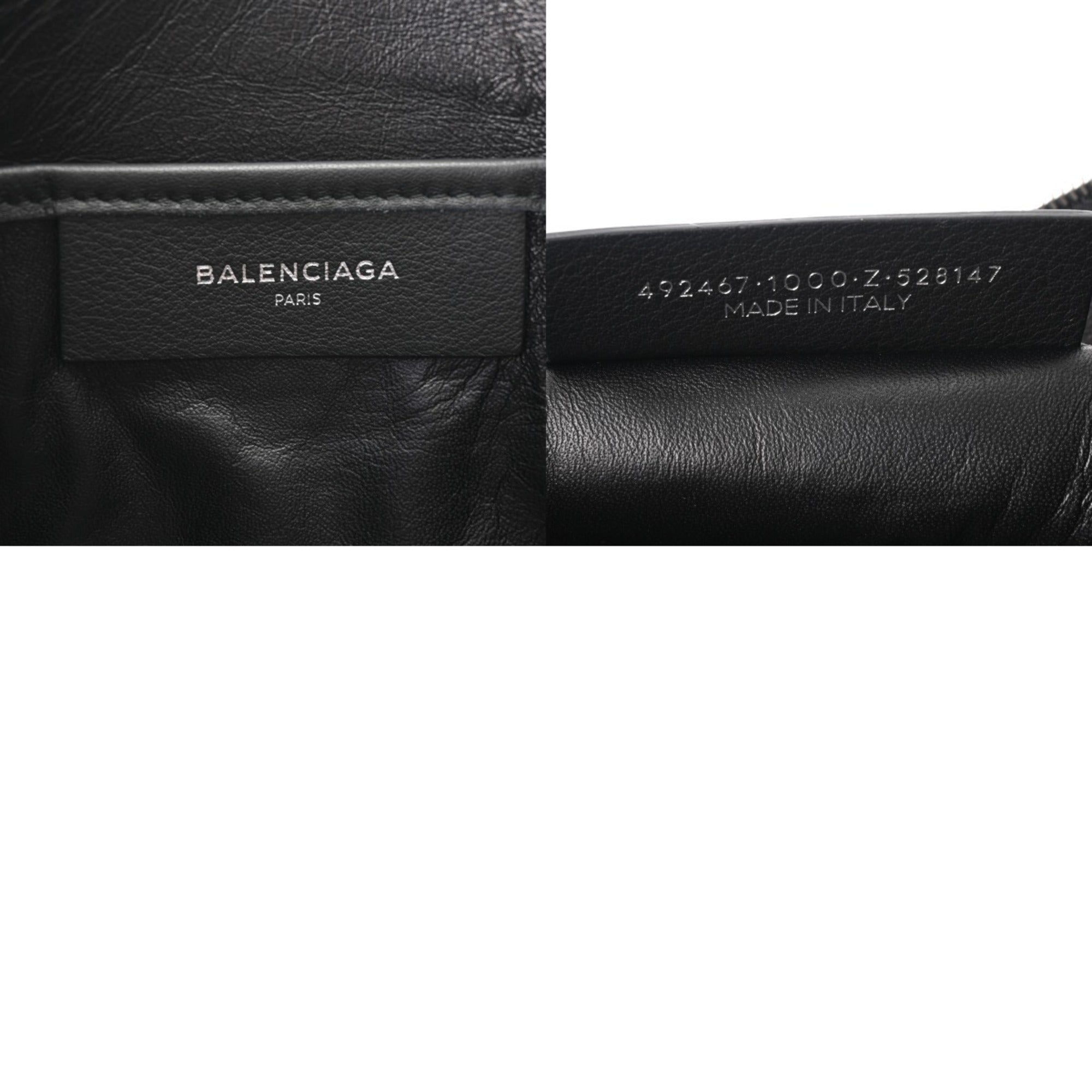 Balenciaga Black Leather Pouch (Pre-Owned)
