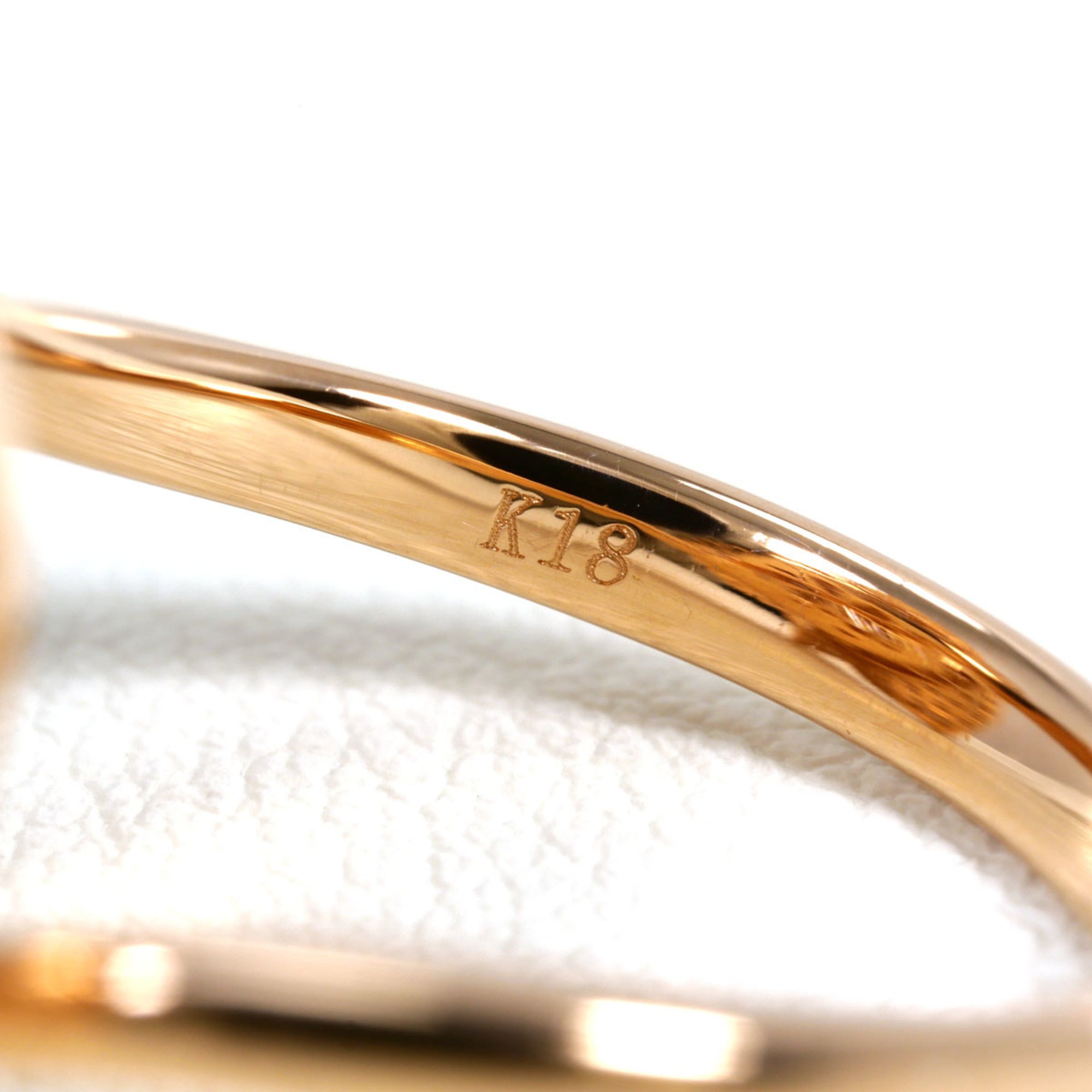 Unbranded Pink Gold Pink Gold (18K) Band Ring (Pre-Owned)
