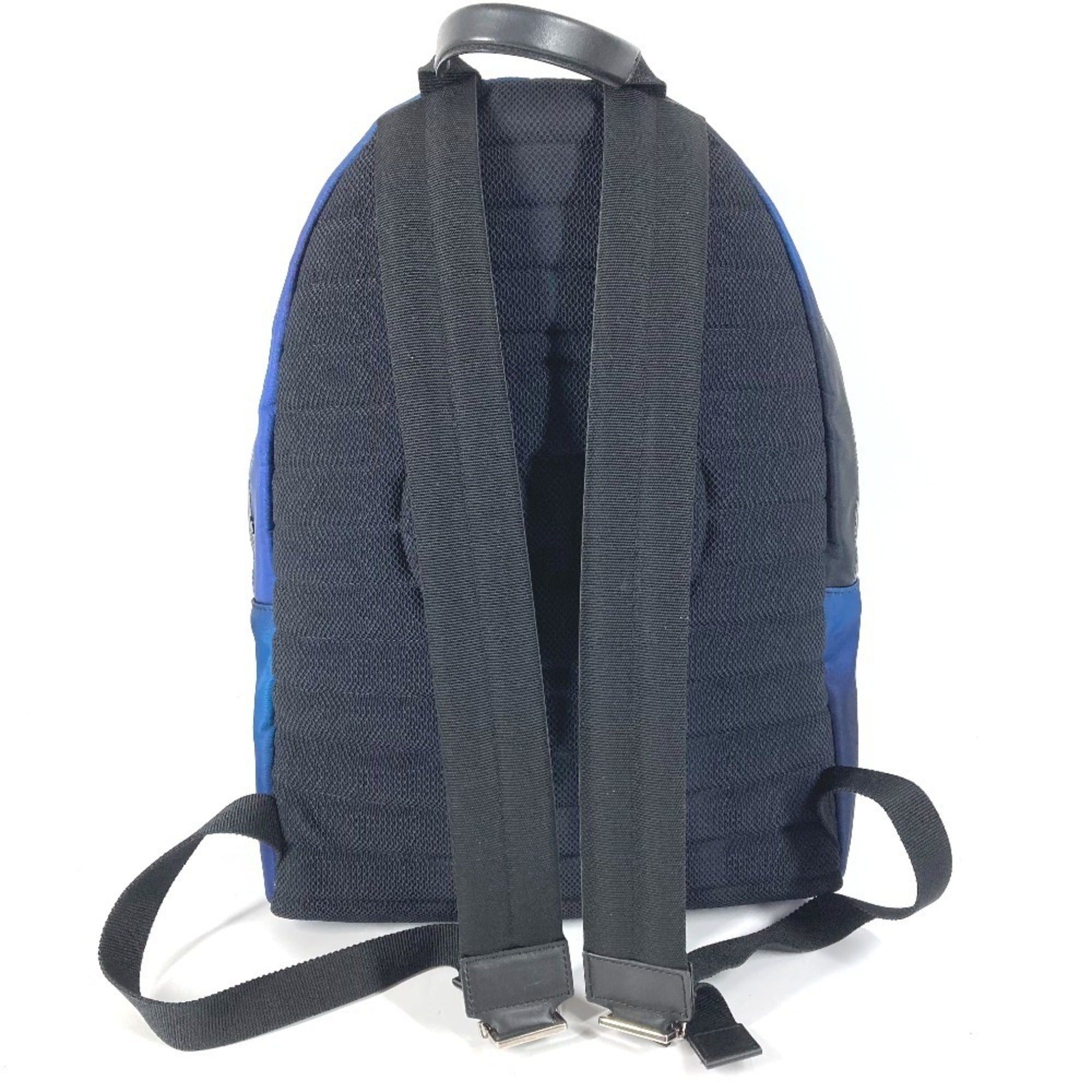Christian Dior Black Blue Nylon Backpack (Pre-Owned)
