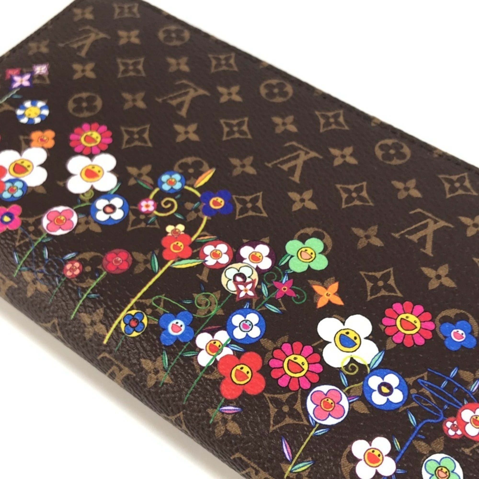 Louis Vuitton Brown Monogram Multi-Color Monogram Long Wallet (Bi-Fold) (Pre-Owned)