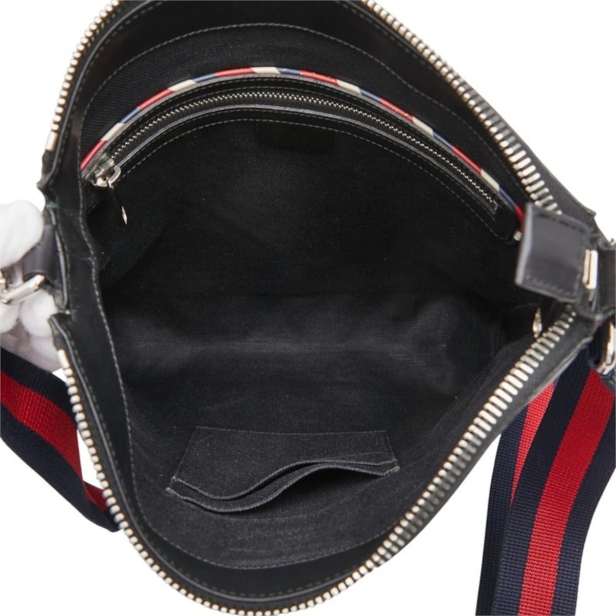 Gucci Gray Pvc Leather Messenger Bag Shoulder Bag (Pre-Owned)